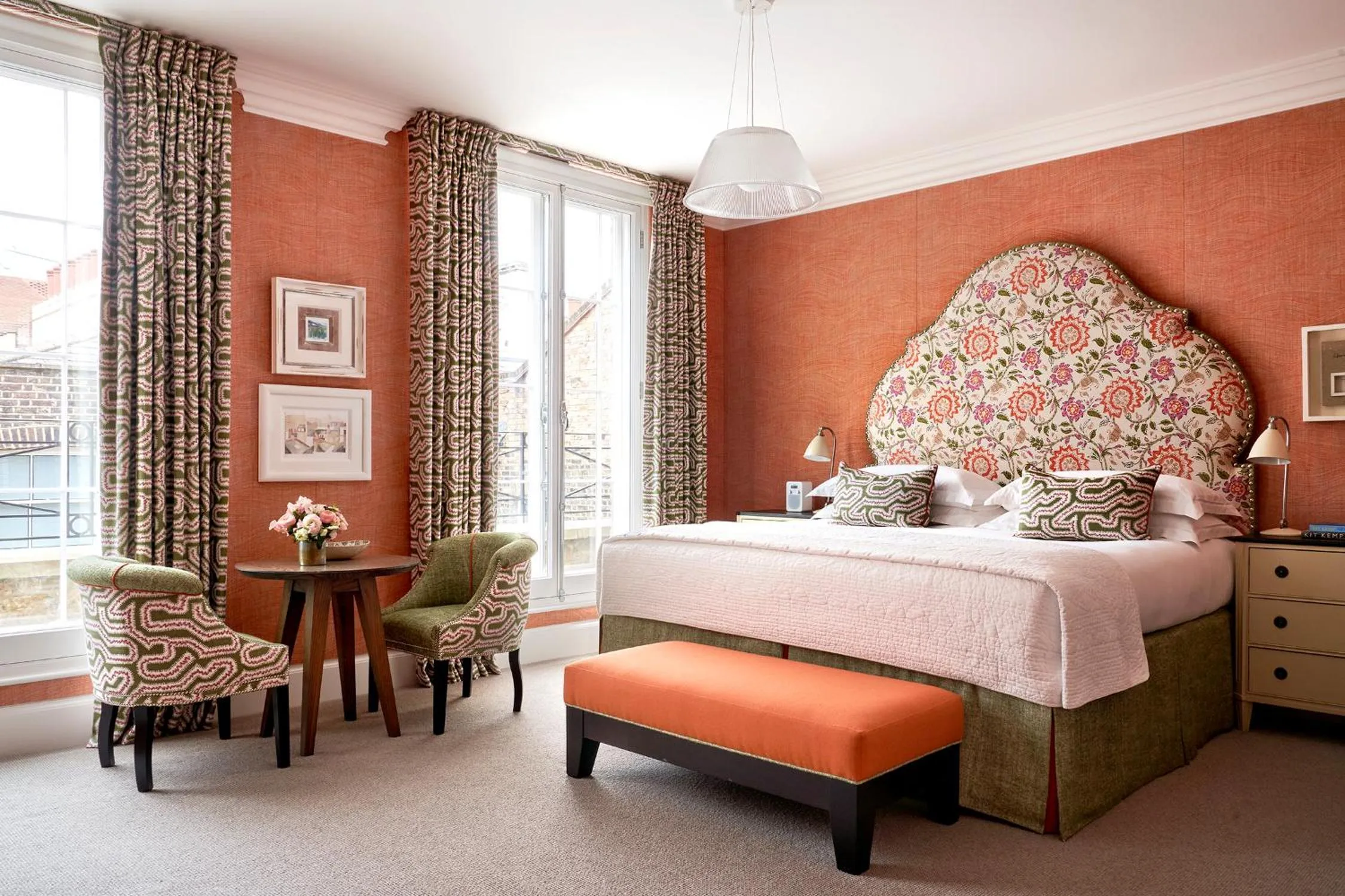 Bed in Haymarket Hotel, Firmdale Hotels