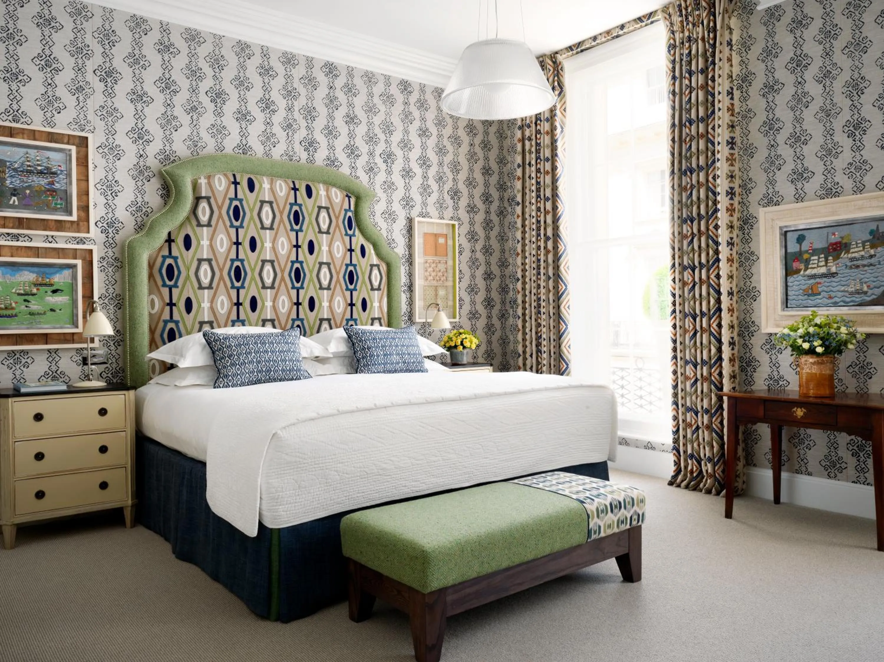 Bed in Haymarket Hotel, Firmdale Hotels