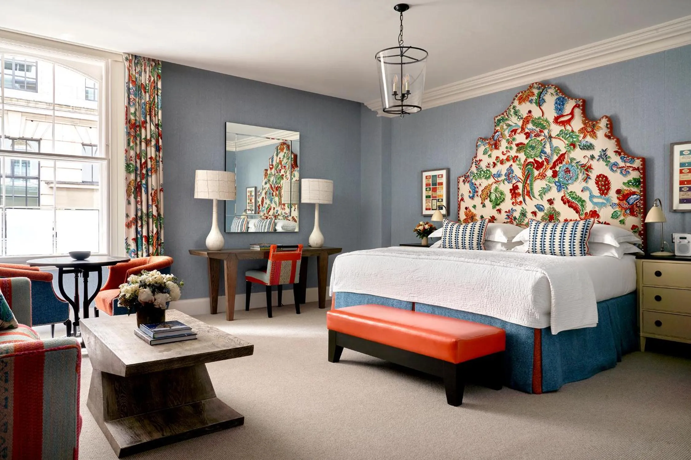 Bed in Haymarket Hotel, Firmdale Hotels