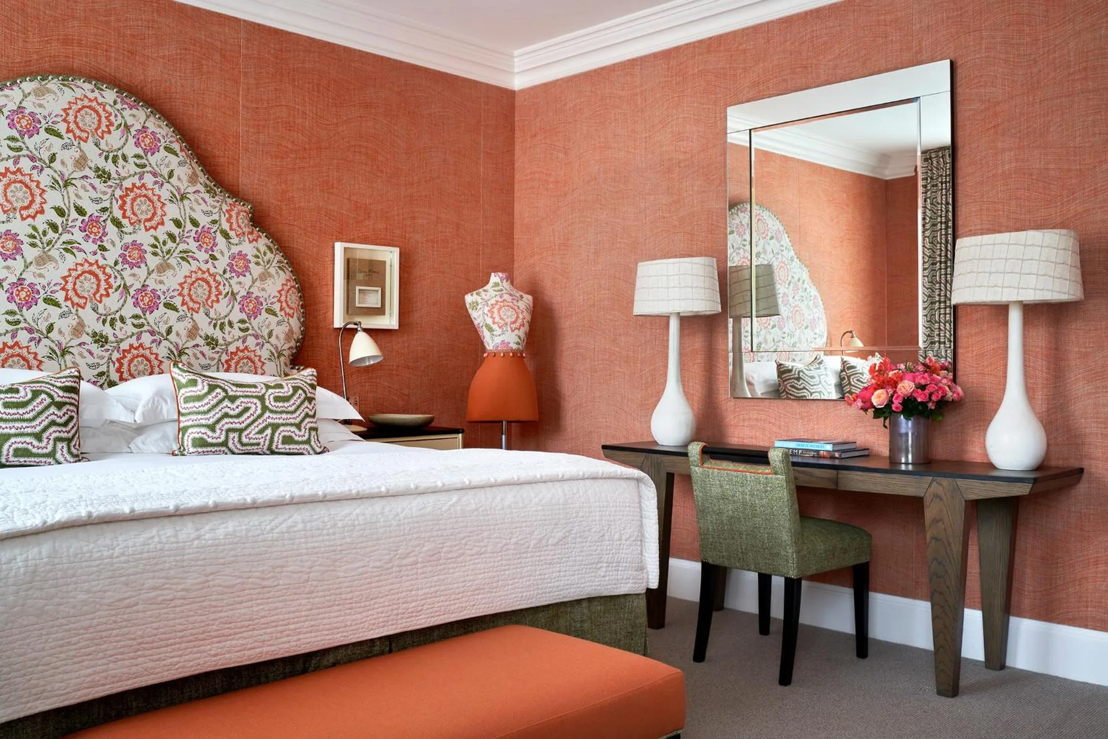 Bed in Haymarket Hotel, Firmdale Hotels