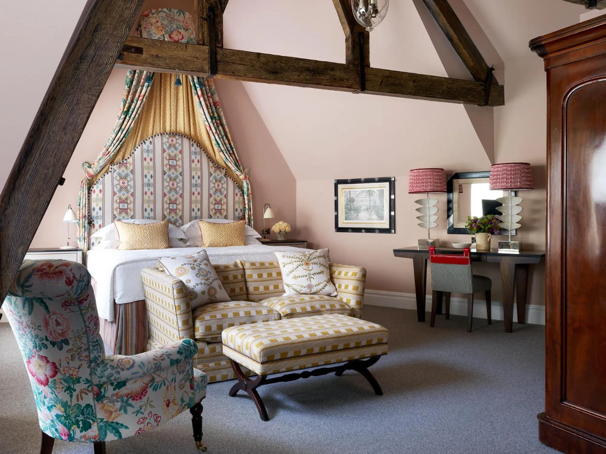 Bed in Covent Garden Hotel, Firmdale Hotels