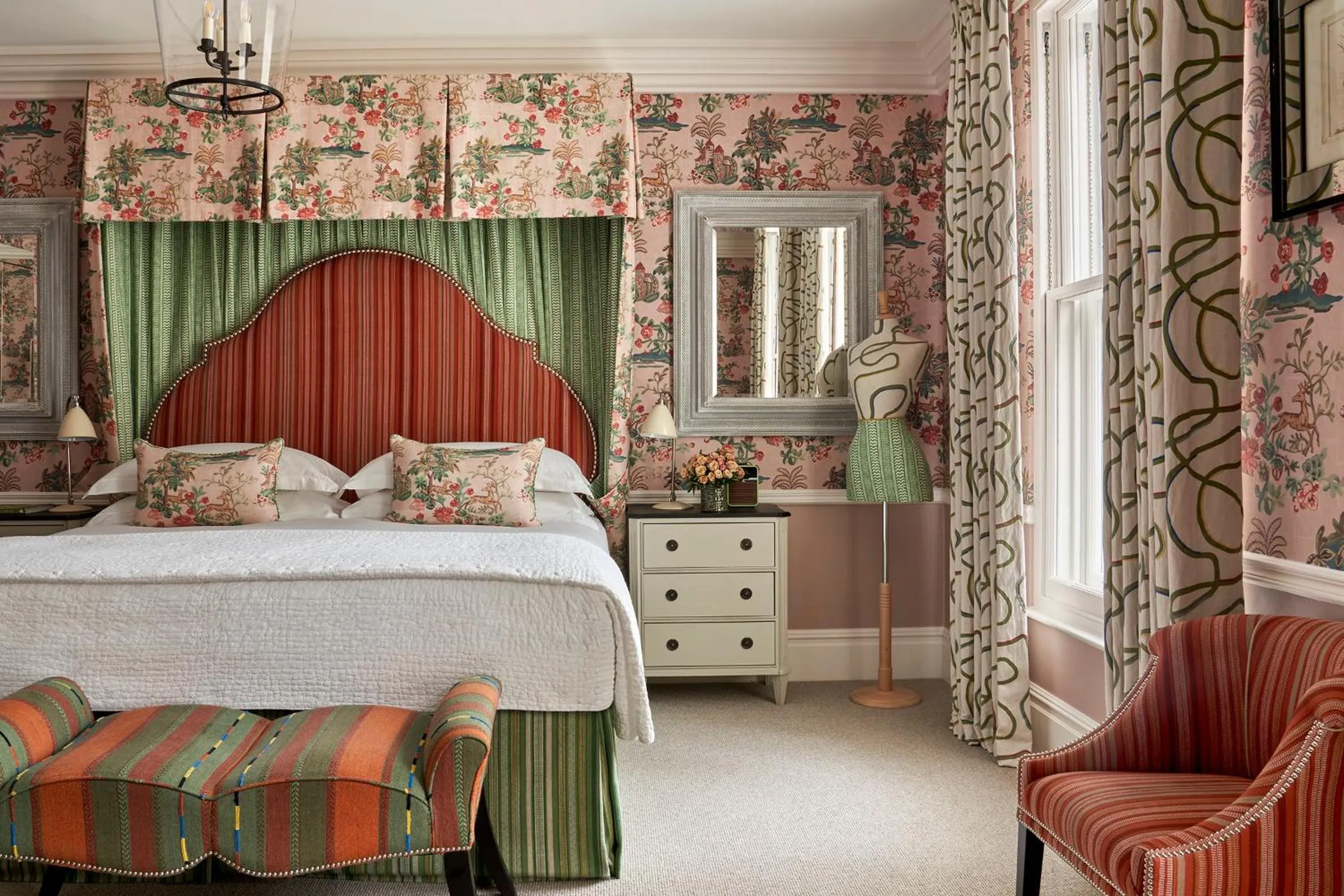 Bed in Covent Garden Hotel, Firmdale Hotels