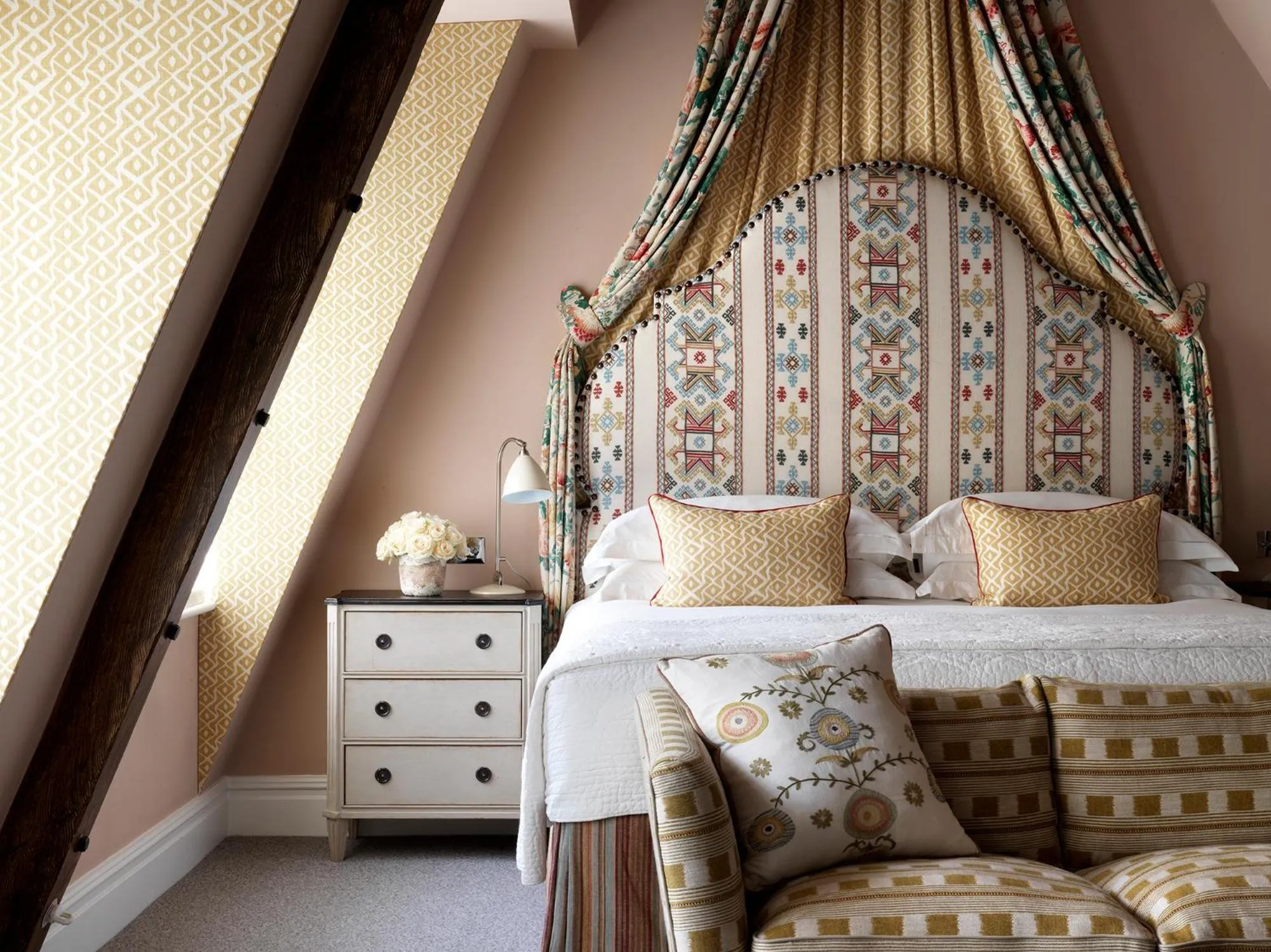 Bed in Covent Garden Hotel, Firmdale Hotels