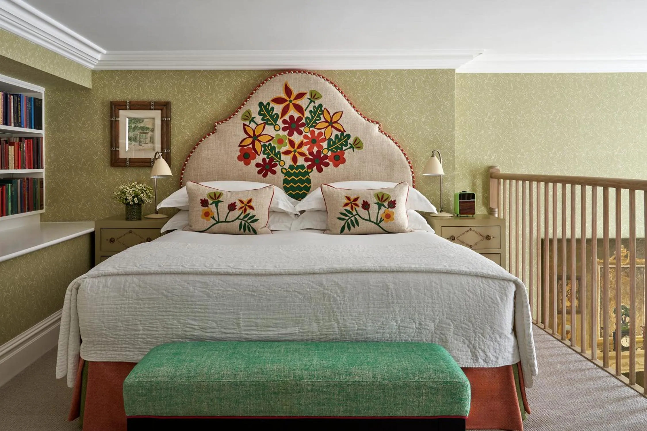 Bed in Charlotte Street Hotel, Firmdale Hotels