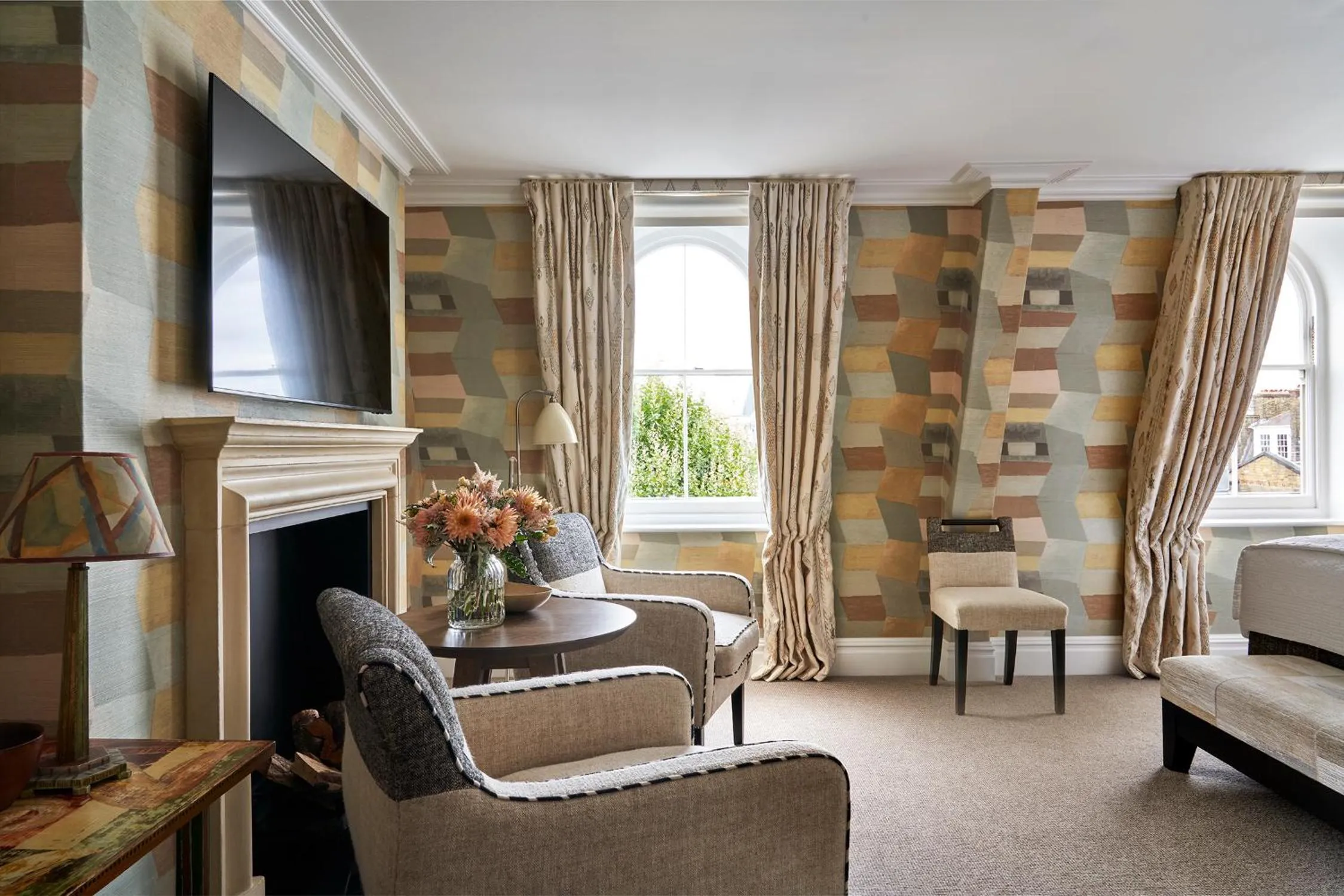 Bed in Charlotte Street Hotel, Firmdale Hotels