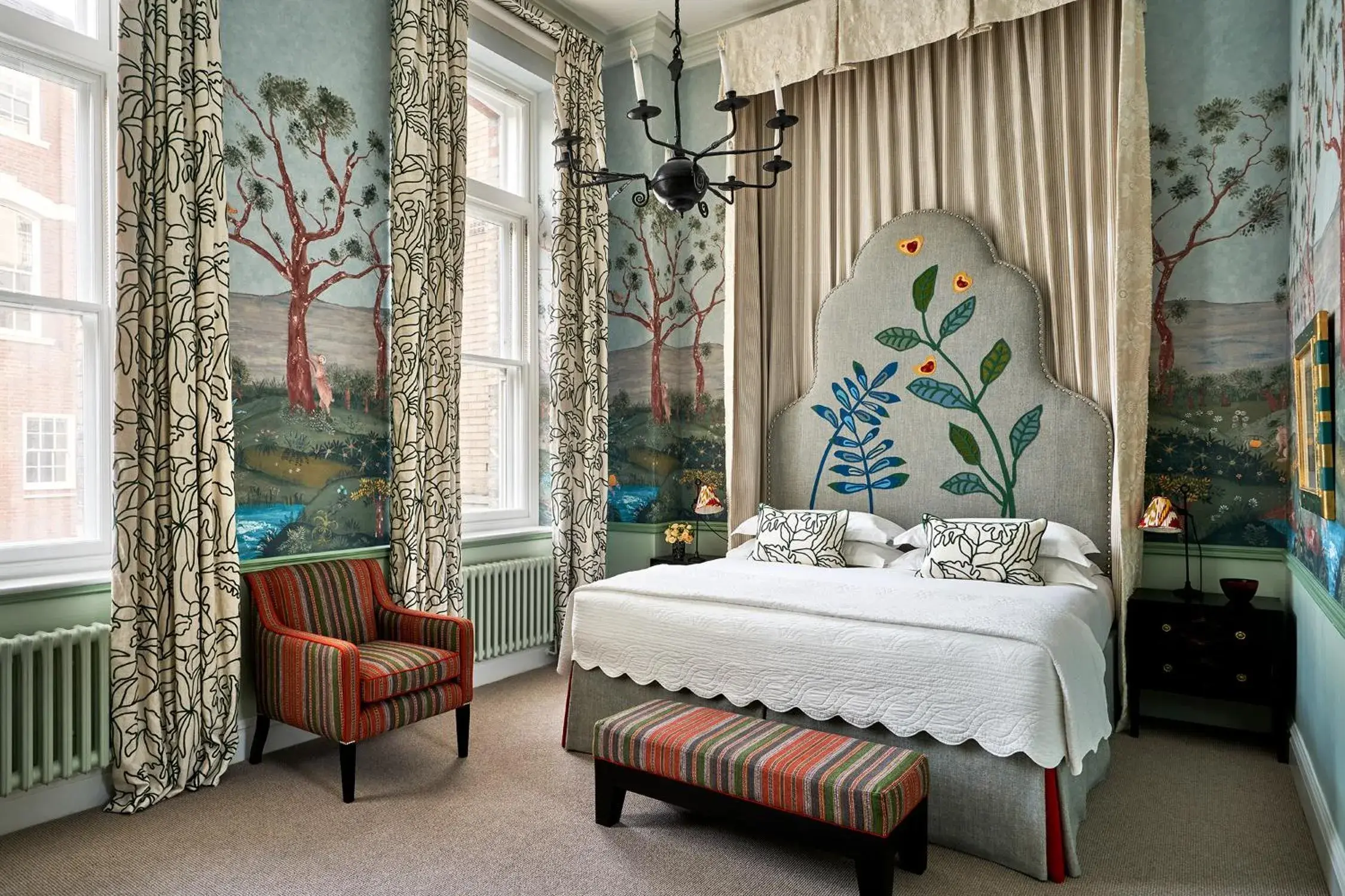 Deluxe Room in Charlotte Street Hotel, Firmdale Hotels Deluxe Room in Charlotte Street Hotel, Firmdale Hotels