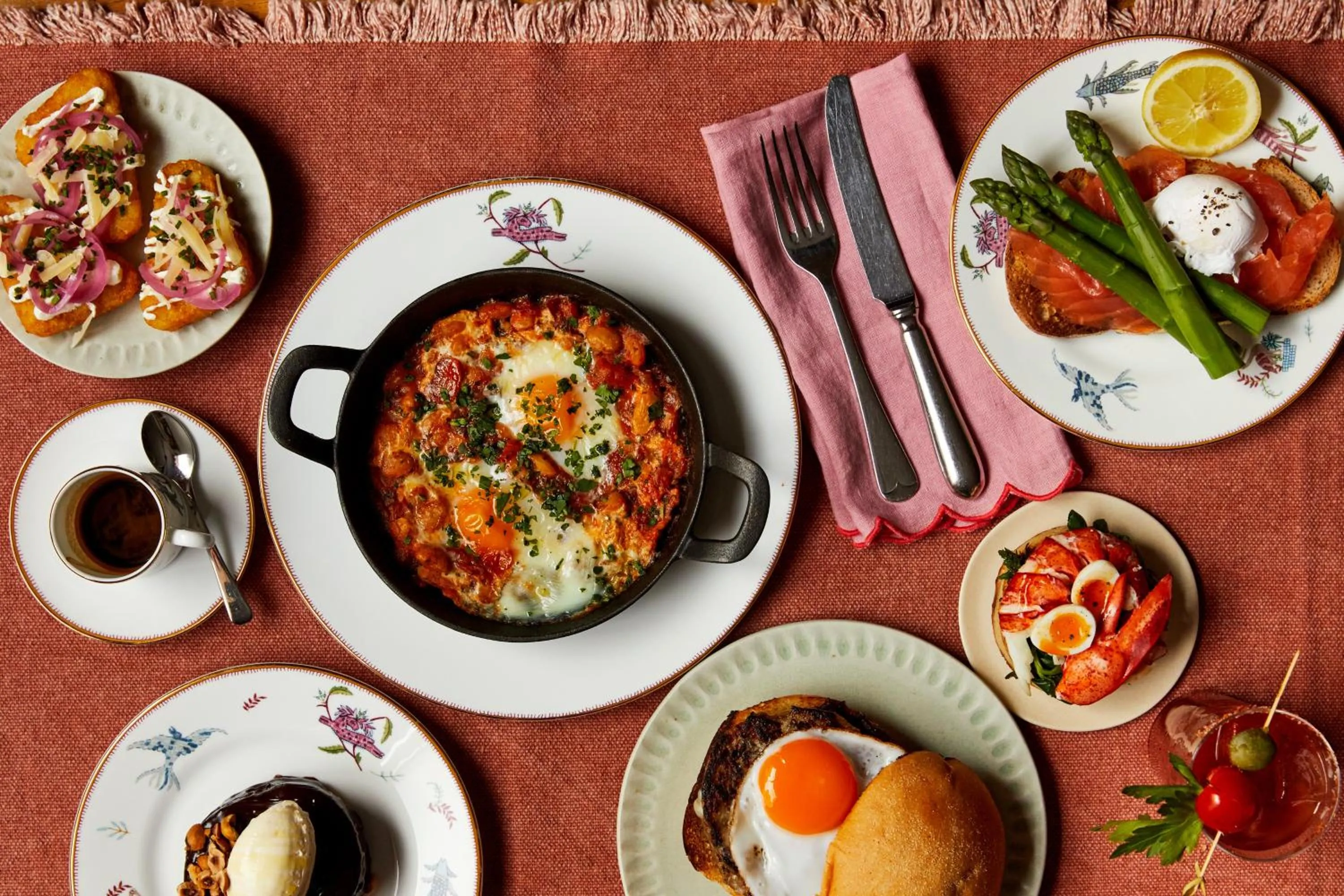 Breakfast in Charlotte Street Hotel, Firmdale Hotels