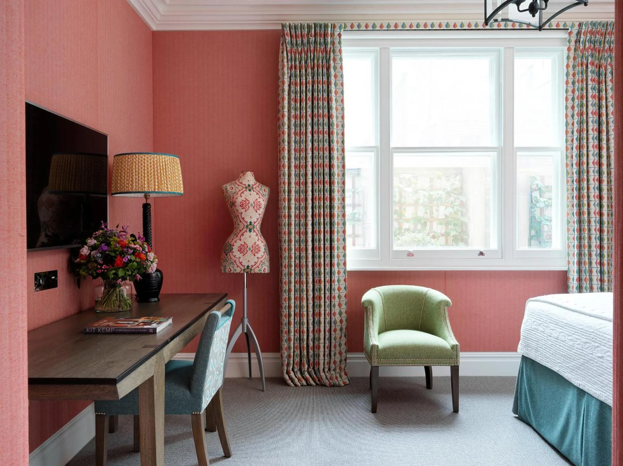 Bed in Charlotte Street Hotel, Firmdale Hotels