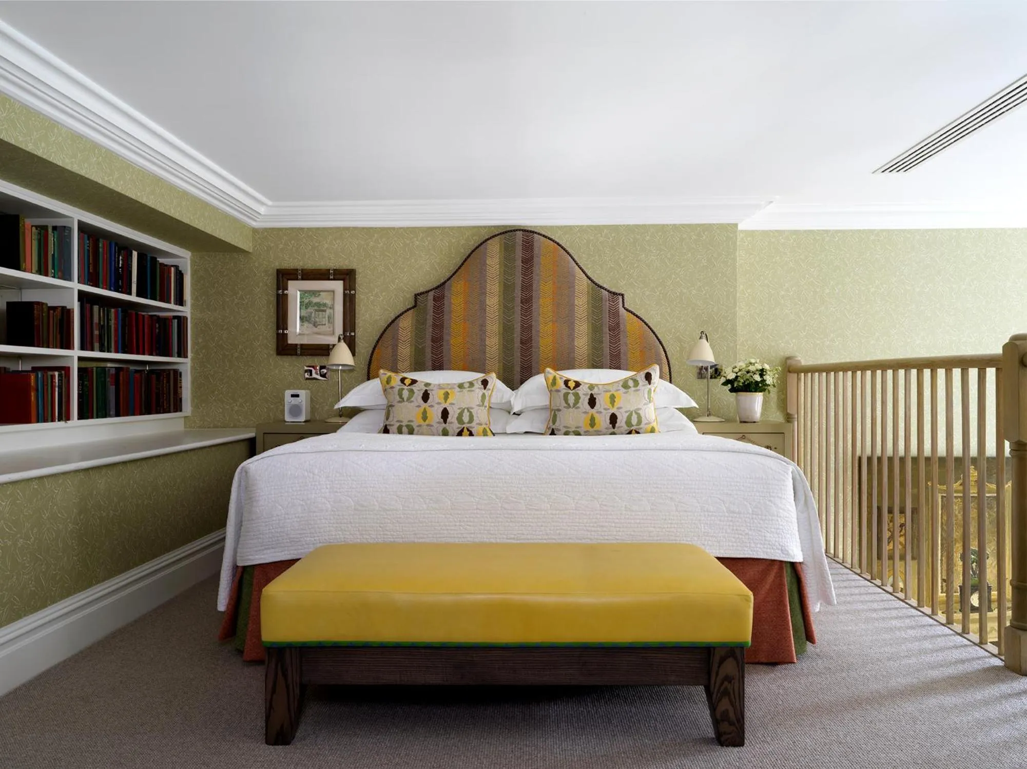 Bed in Charlotte Street Hotel, Firmdale Hotels