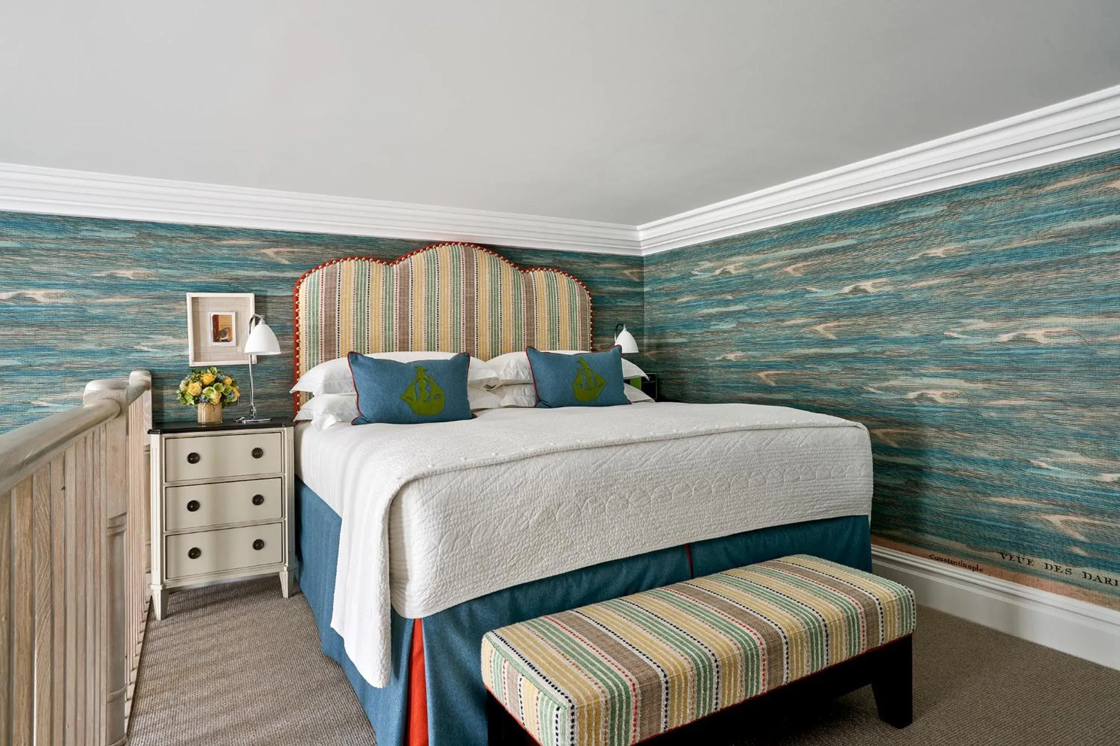 Bed in Charlotte Street Hotel, Firmdale Hotels