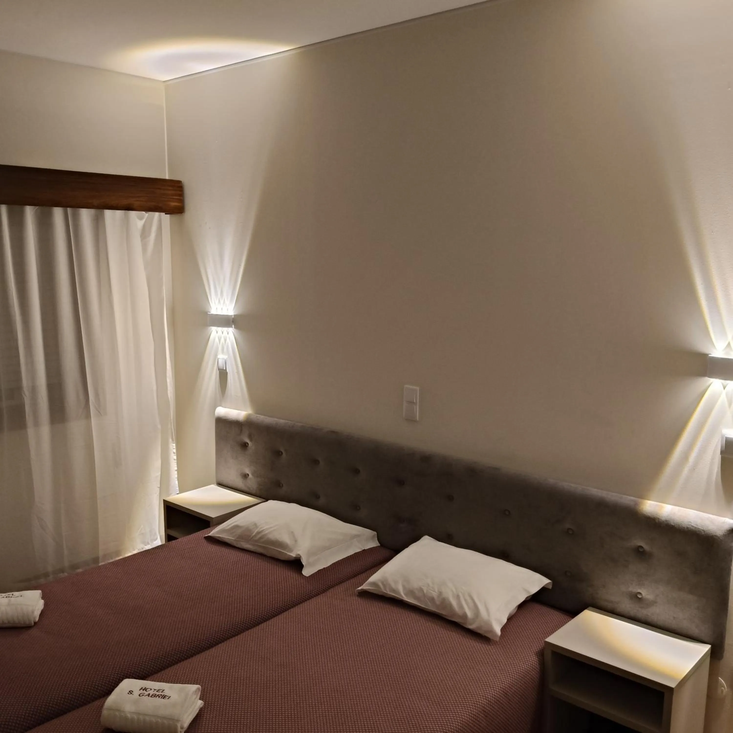 Bedroom, Bed in Hotel S. Gabriel