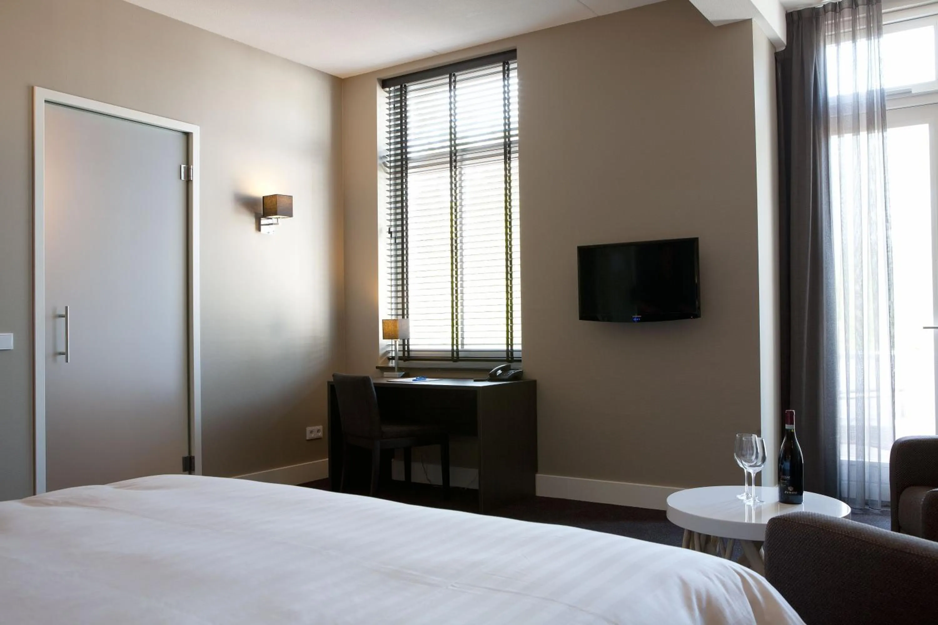 Bed in Fletcher Hotel-Restaurant Duinzicht