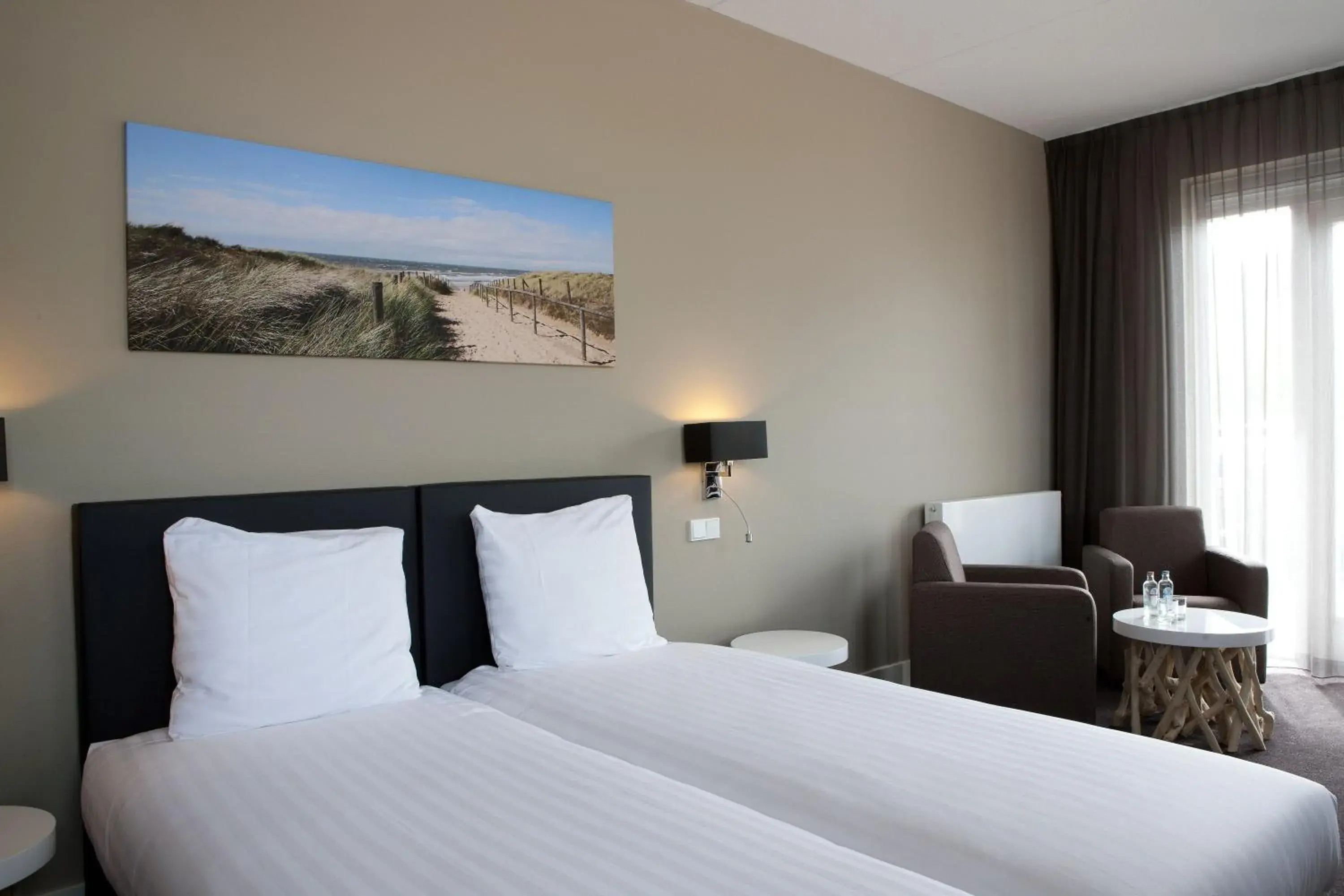 Bed in Fletcher Hotel-Restaurant Duinzicht Bed in Fletcher Hotel-Restaurant Duinzicht