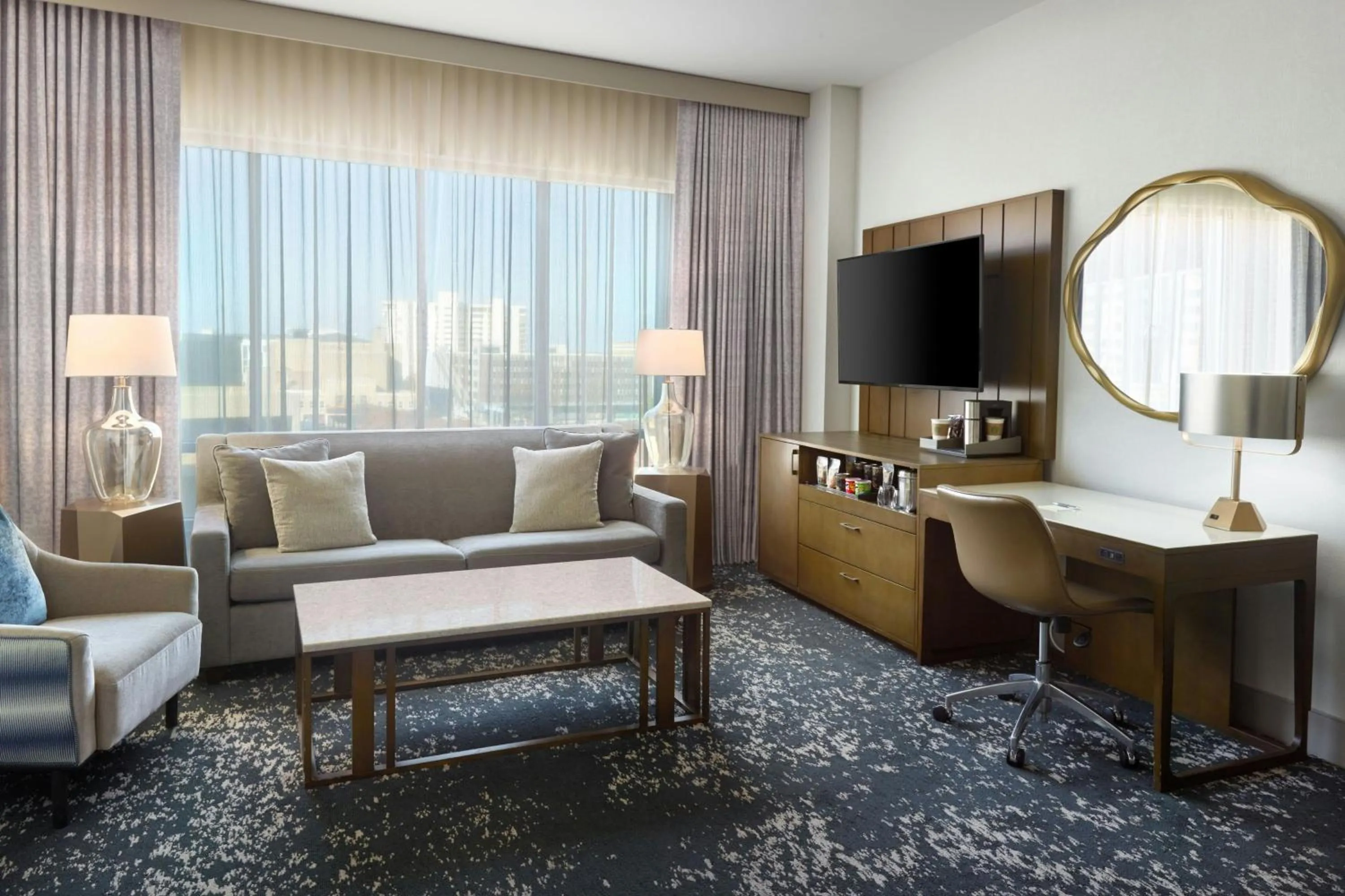 Living room in The Westin Memphis Beale Street