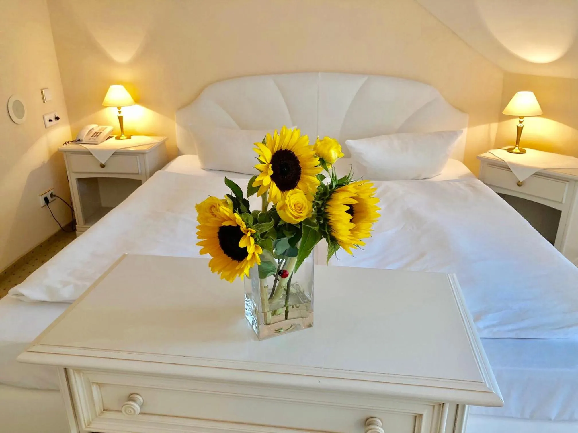 Bed in Hotel Residenz Rennhack