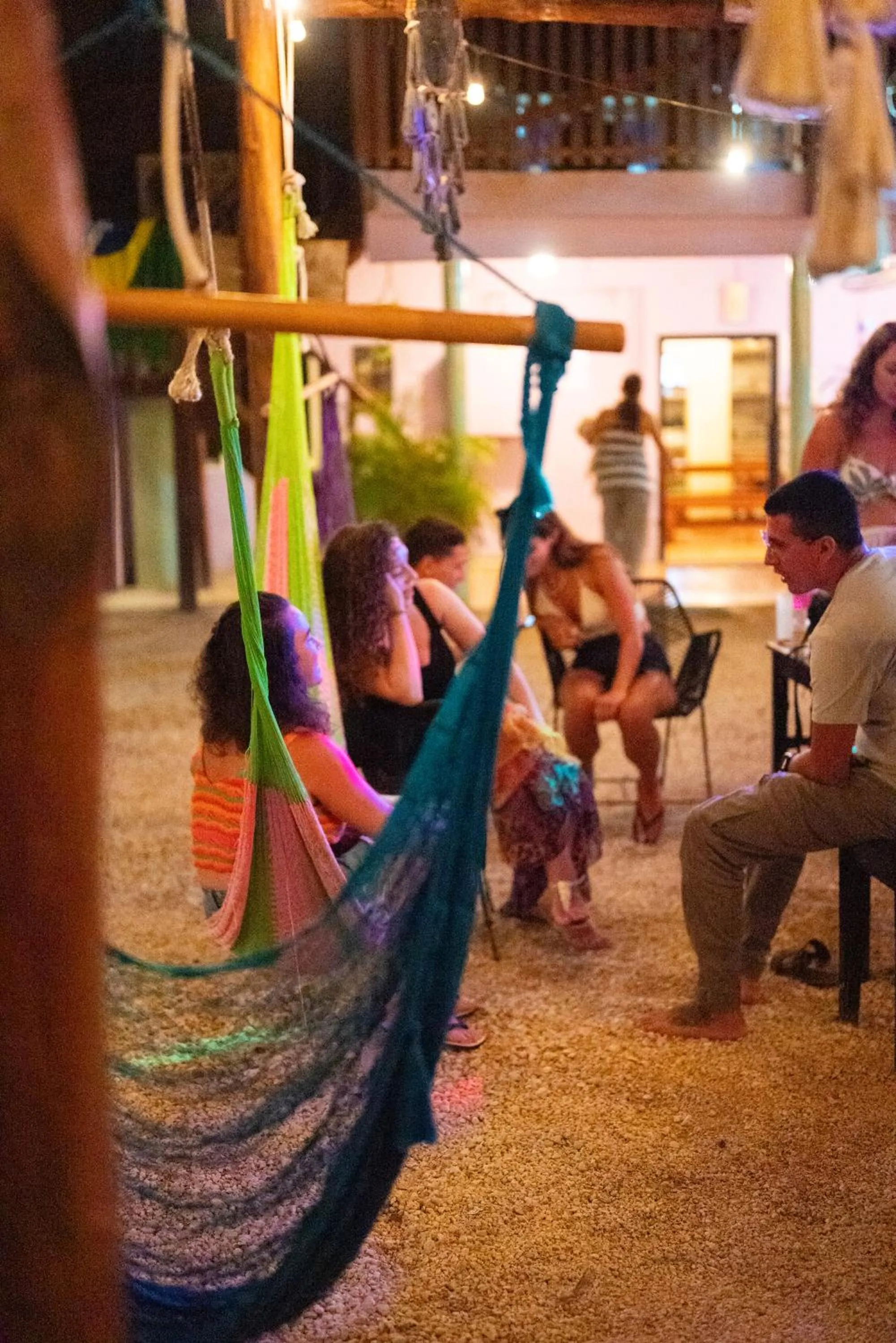 group of guests in Mapache Hostel