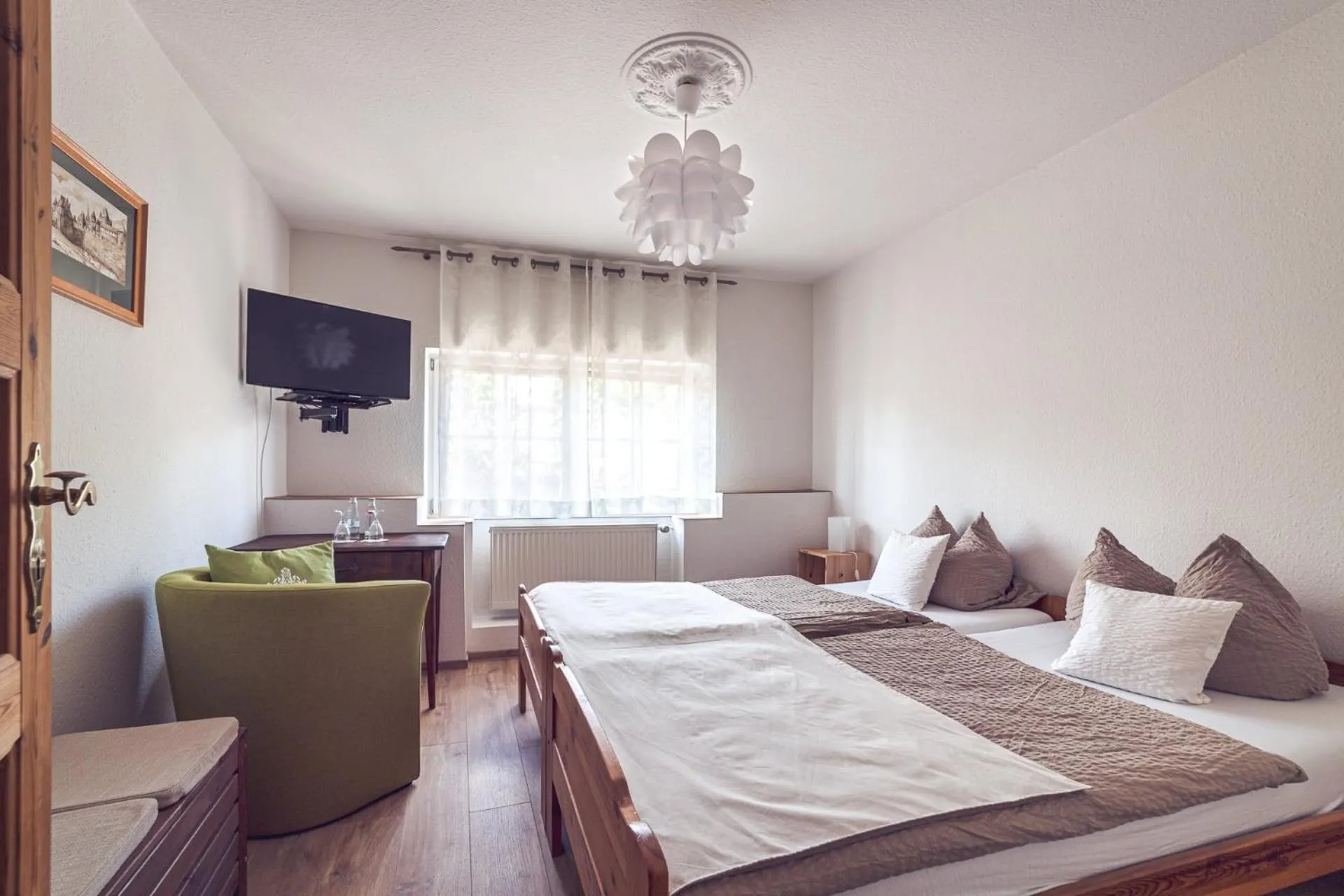 Photo of the whole room, Bed in Schloß Destille