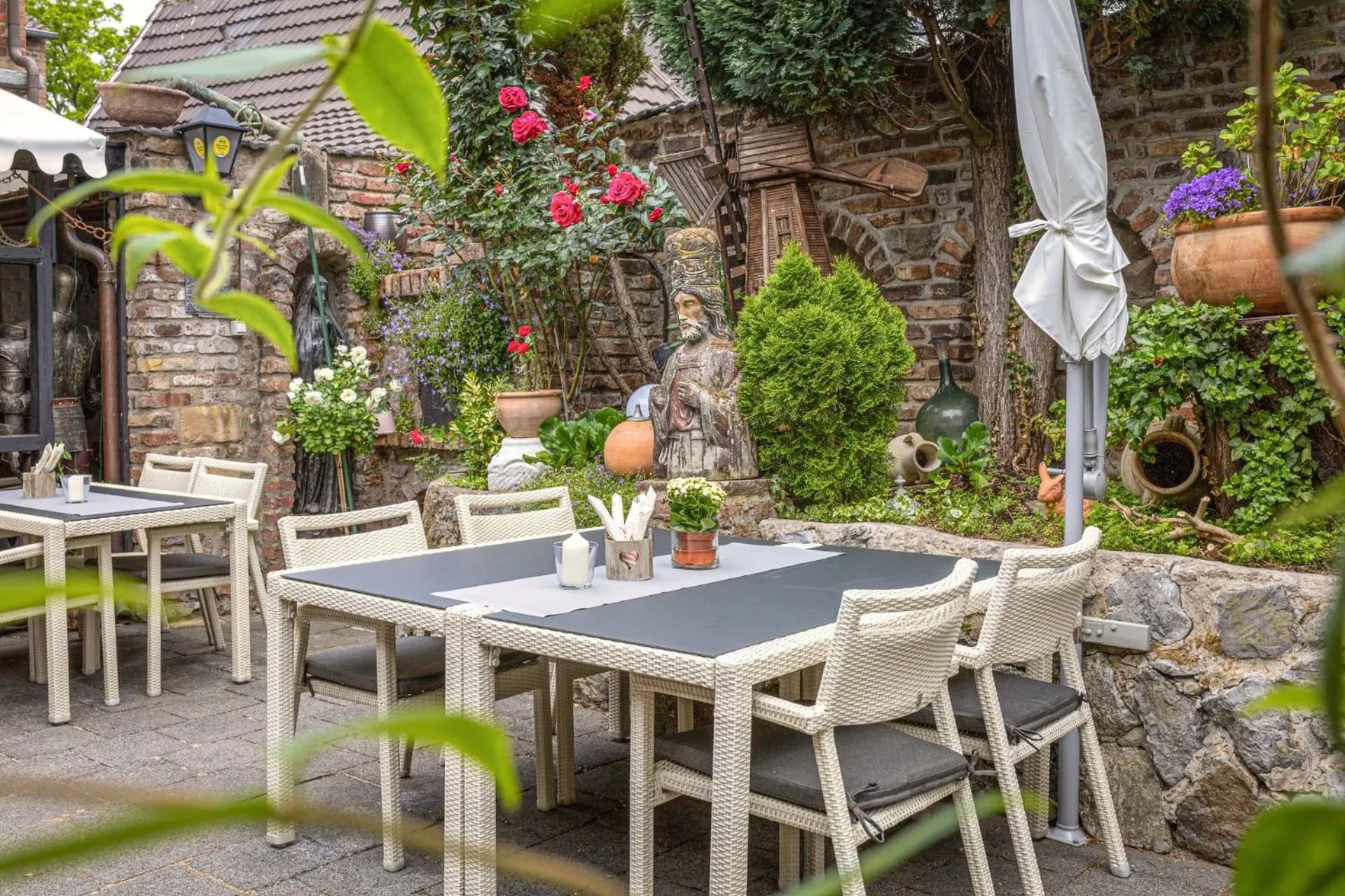 Patio in Schloß Destille