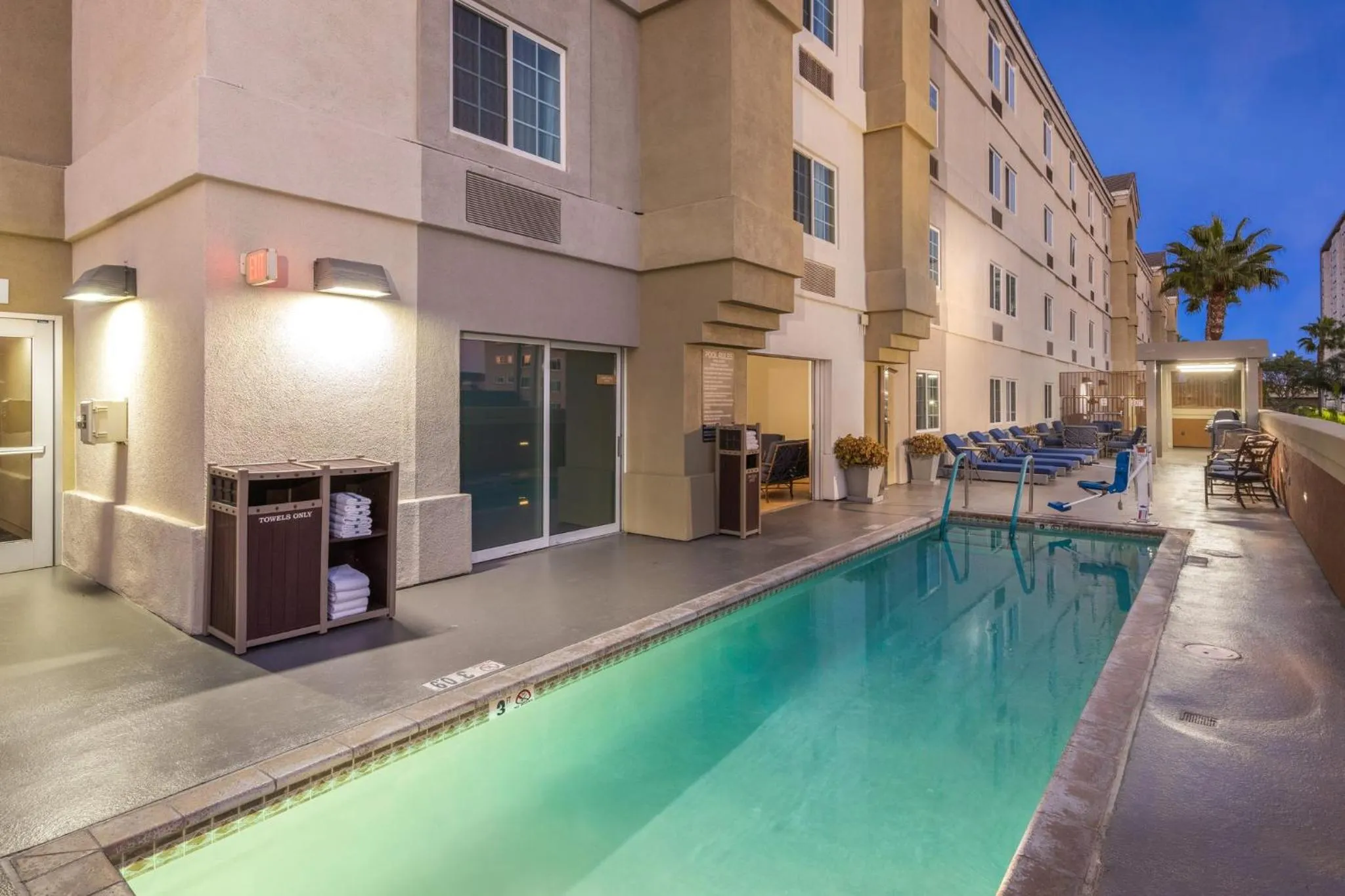 Swimming pool in Candlewood Suites Anaheim - Resort Area by IHG