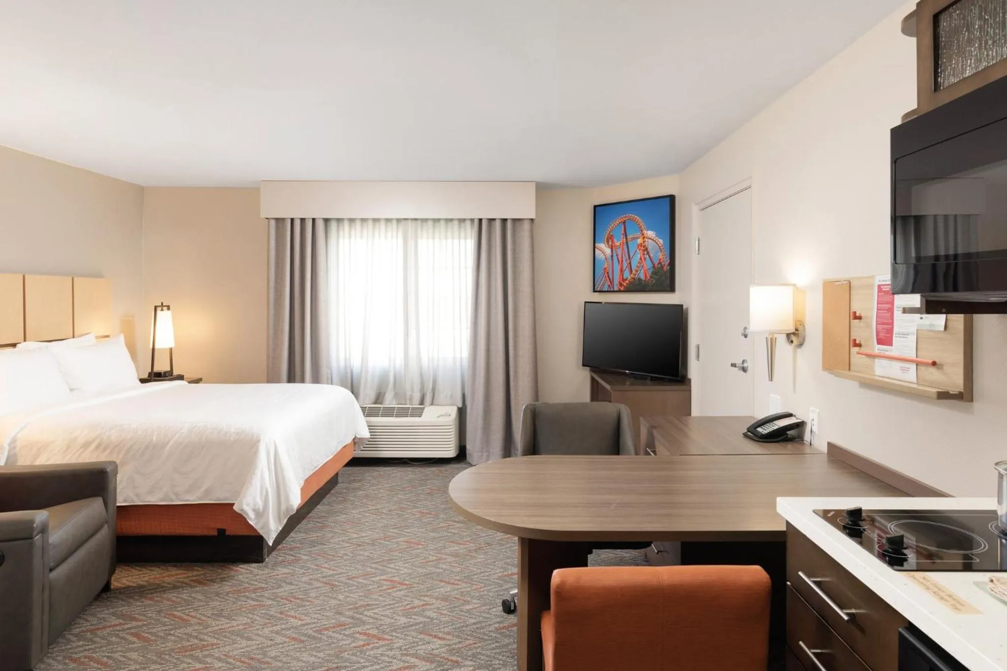 Photo of the whole room, Bed in Candlewood Suites Anaheim - Resort Area by IHG