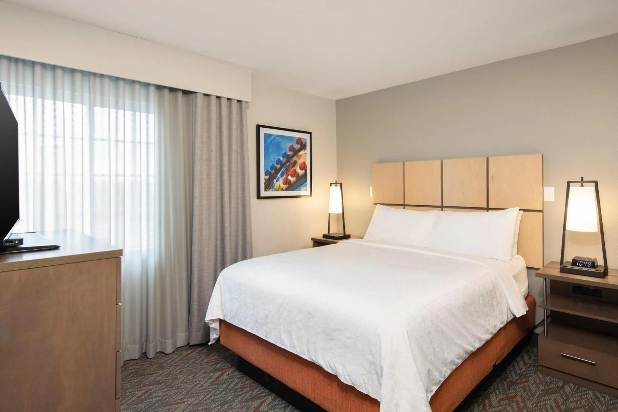 Photo of the whole room, Bed in Candlewood Suites Anaheim - Resort Area by IHG