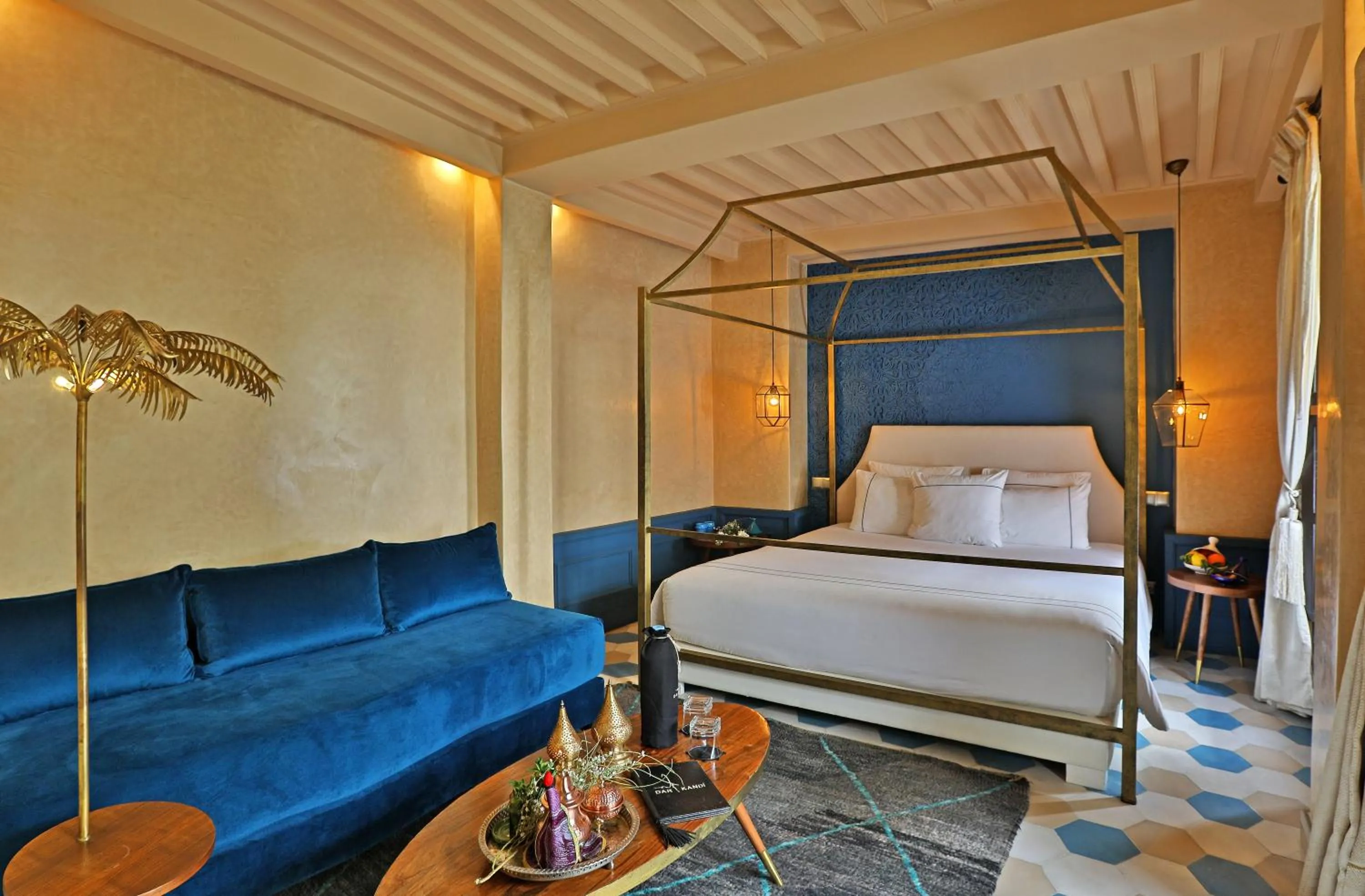 Decorative detail, Bed in Dar Kandi