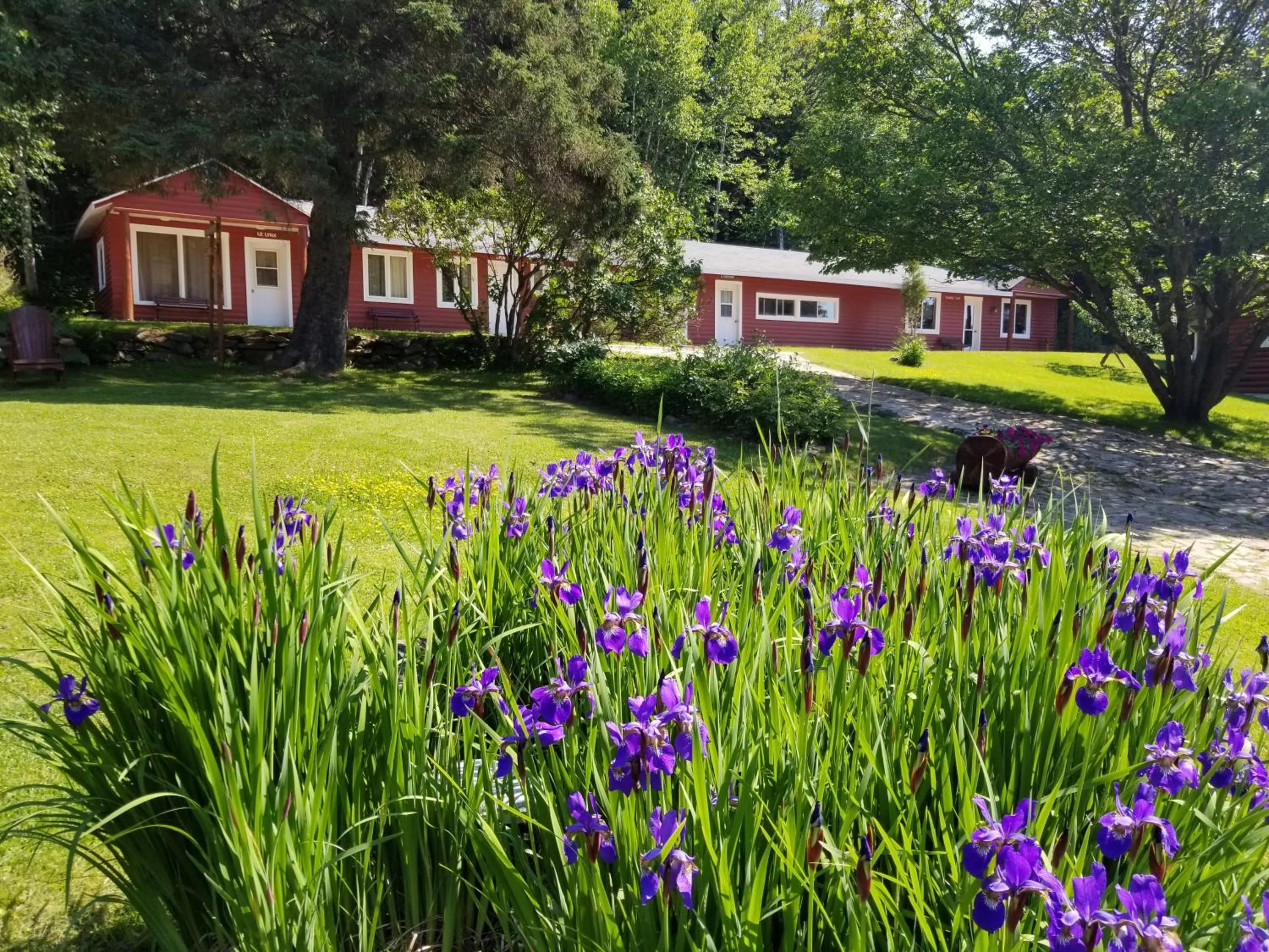 Garden in Kan-à-Mouche Pourvoirie Auberge et Chalets