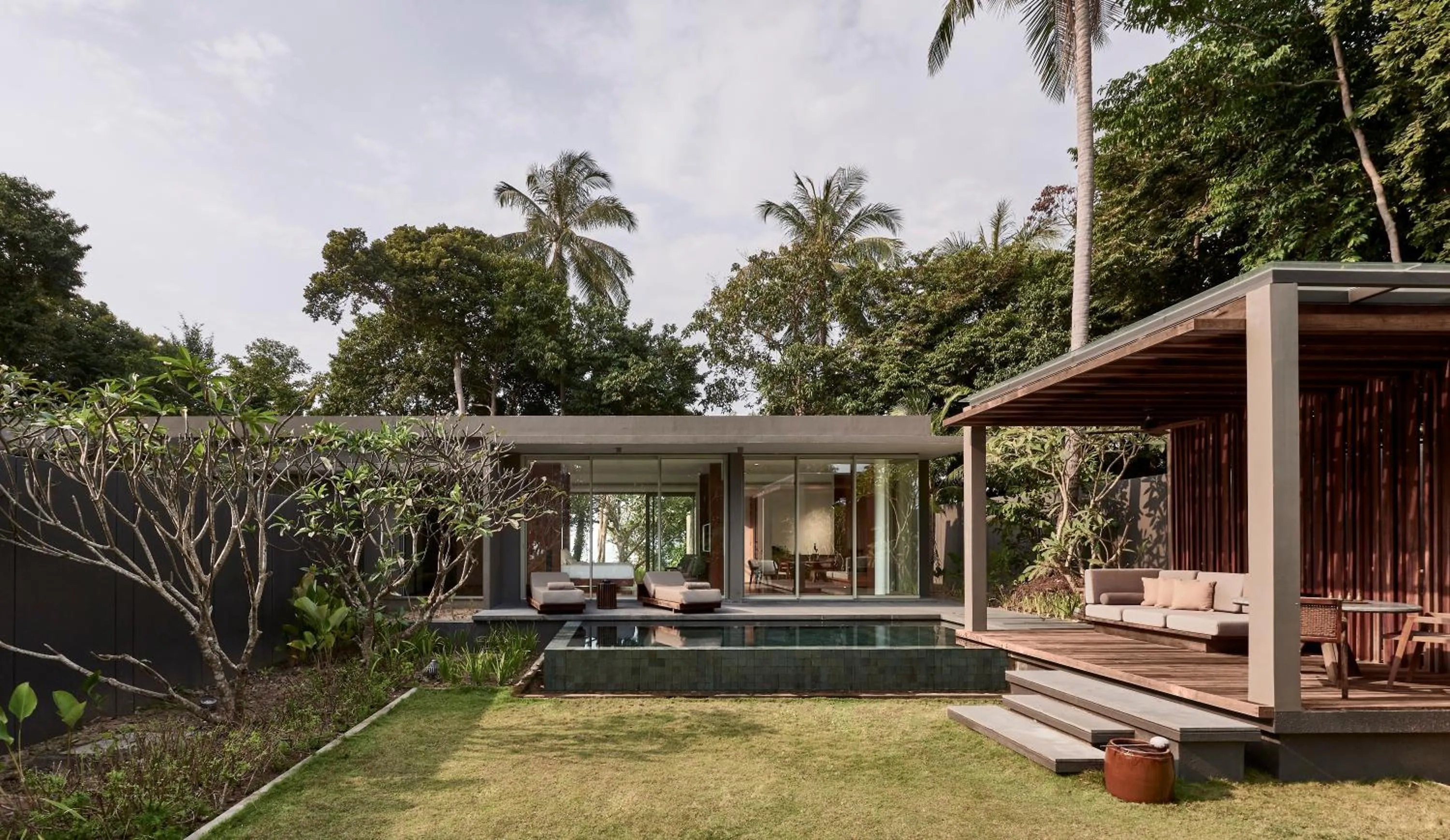 Swimming pool in Koh Russey Resort