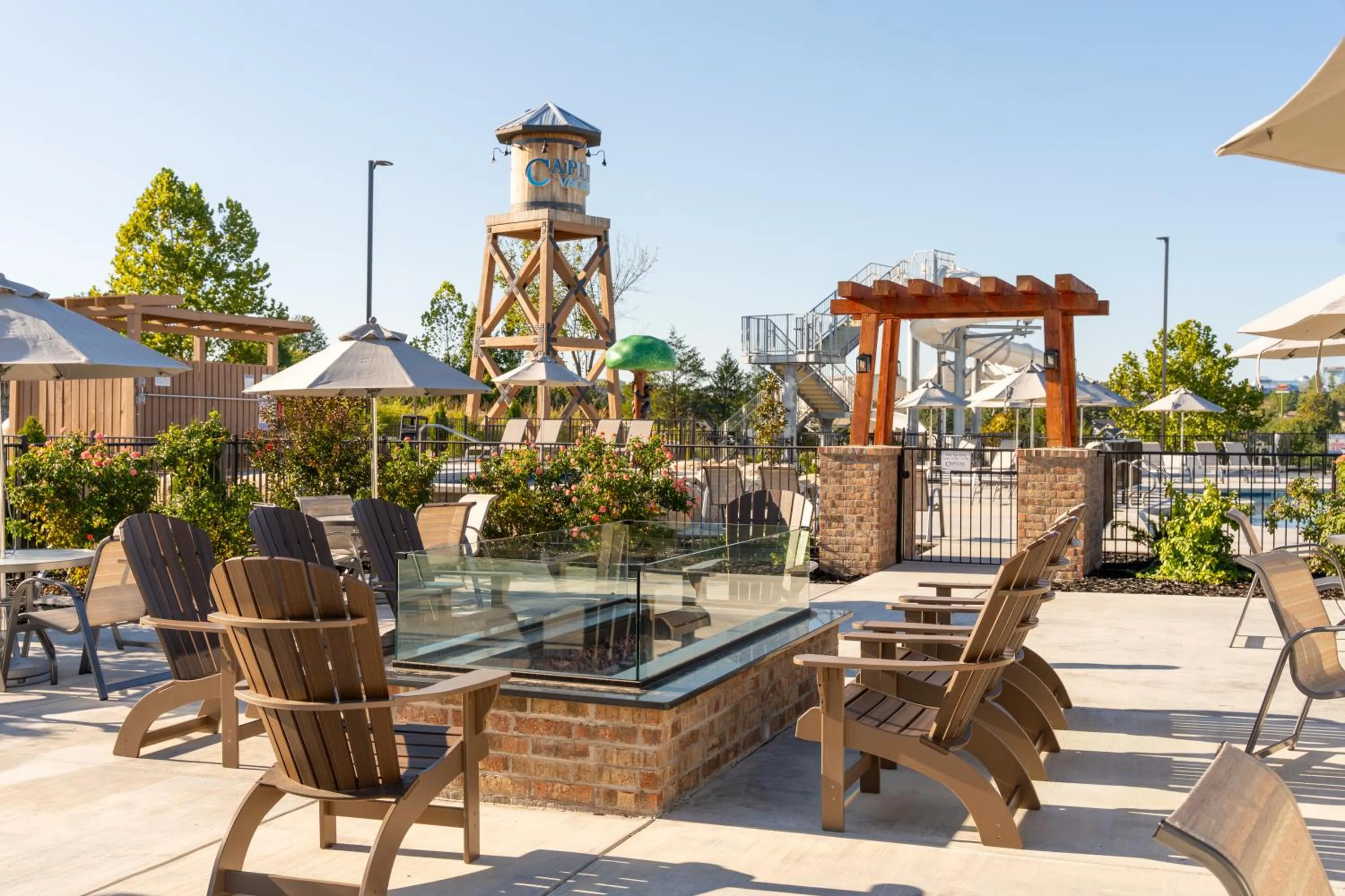 Patio in Grand Crowne Resort