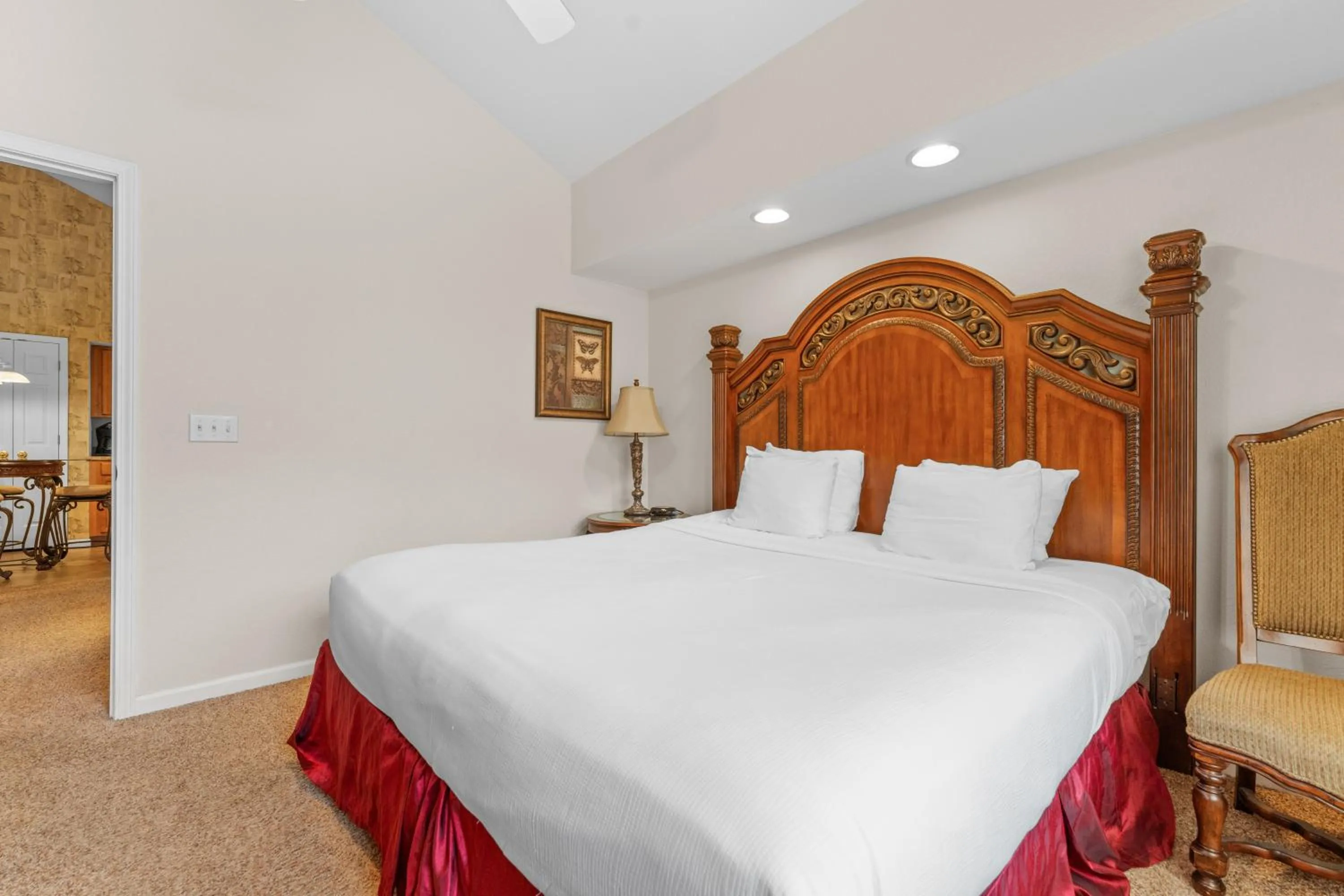 Bed in Grand Crowne Resort