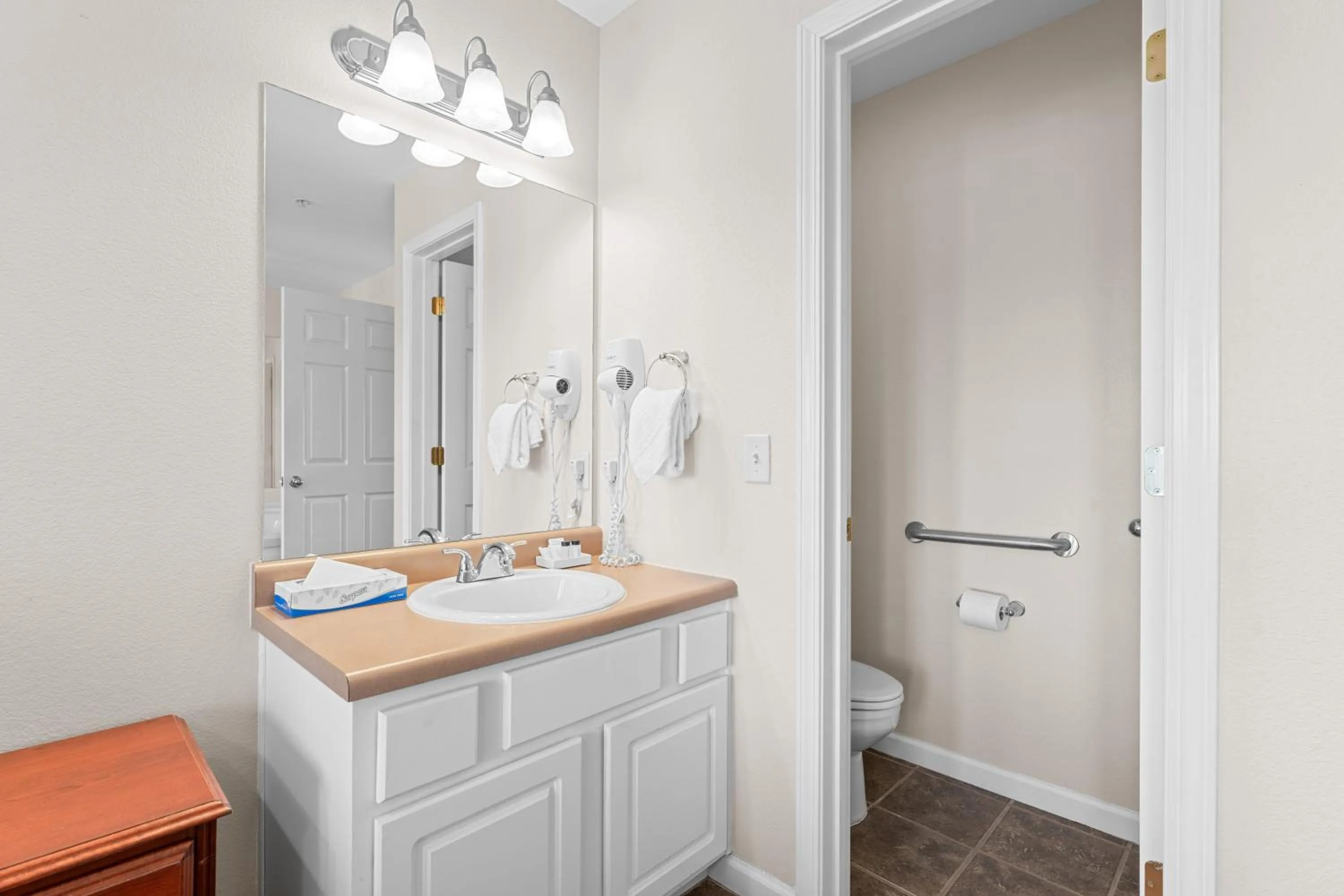 Toilet in Grand Crowne Resort