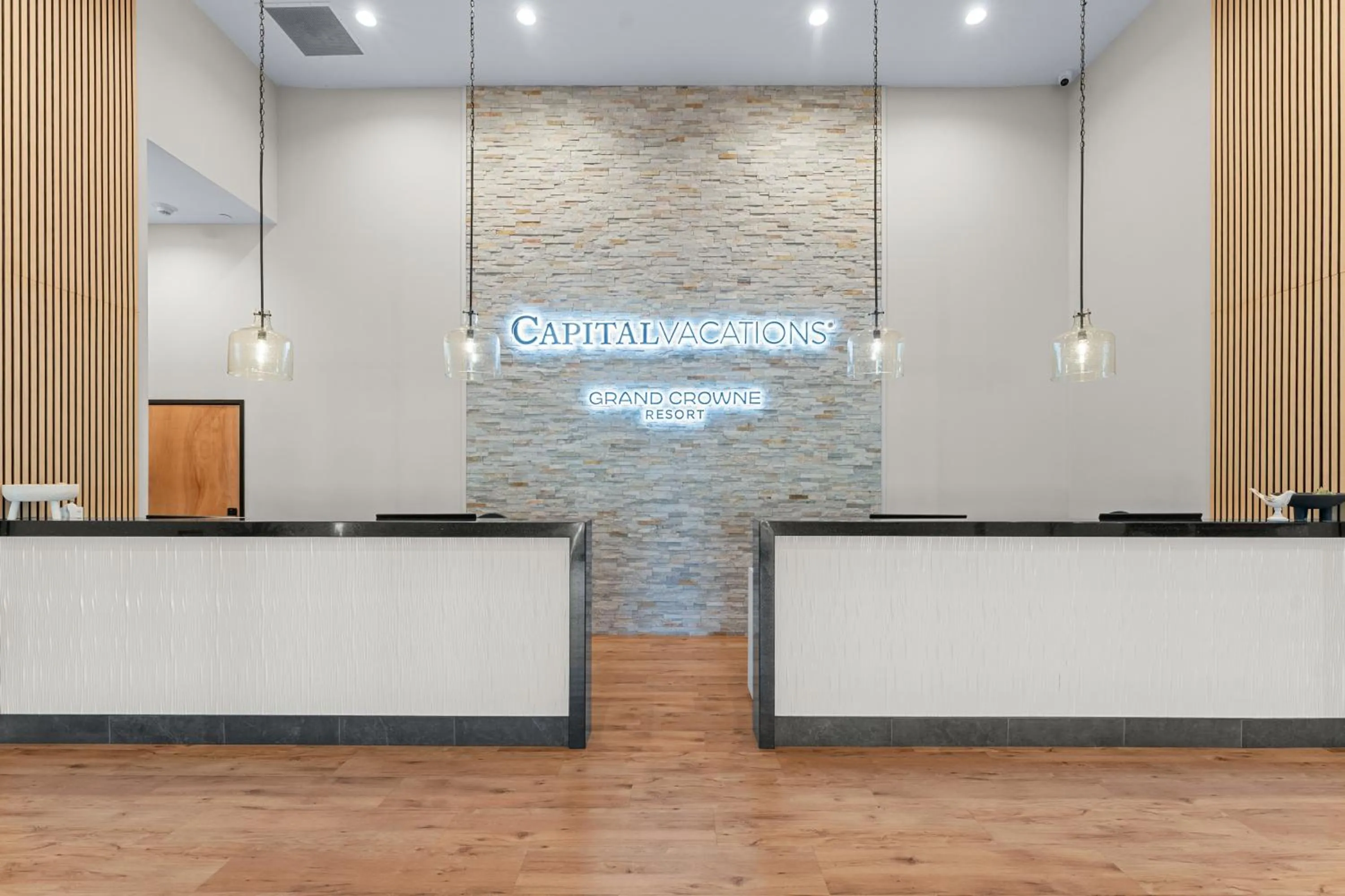 Property logo or sign in Grand Crowne Resort