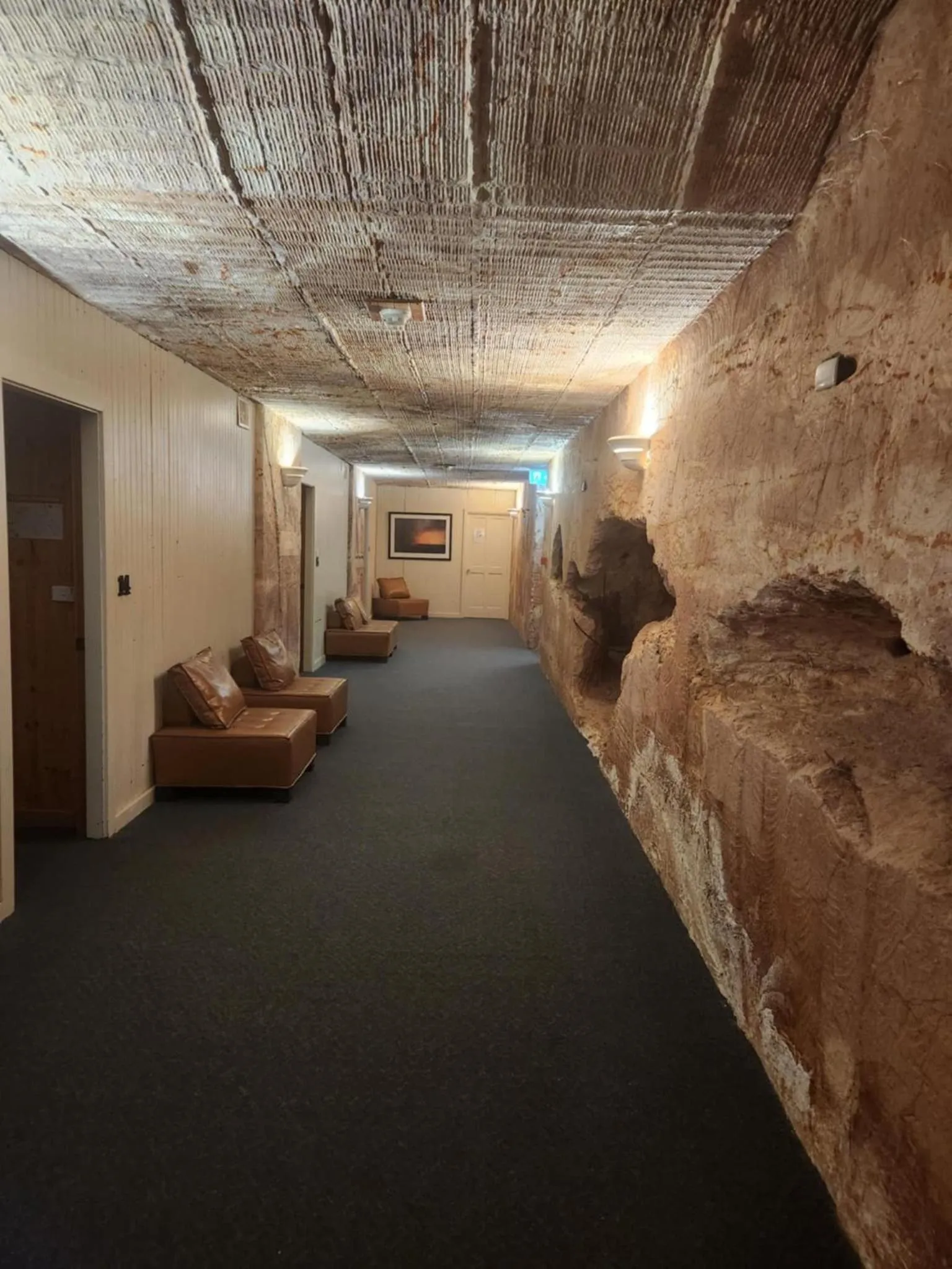 Seating area in Coober Pedy Experience Motel