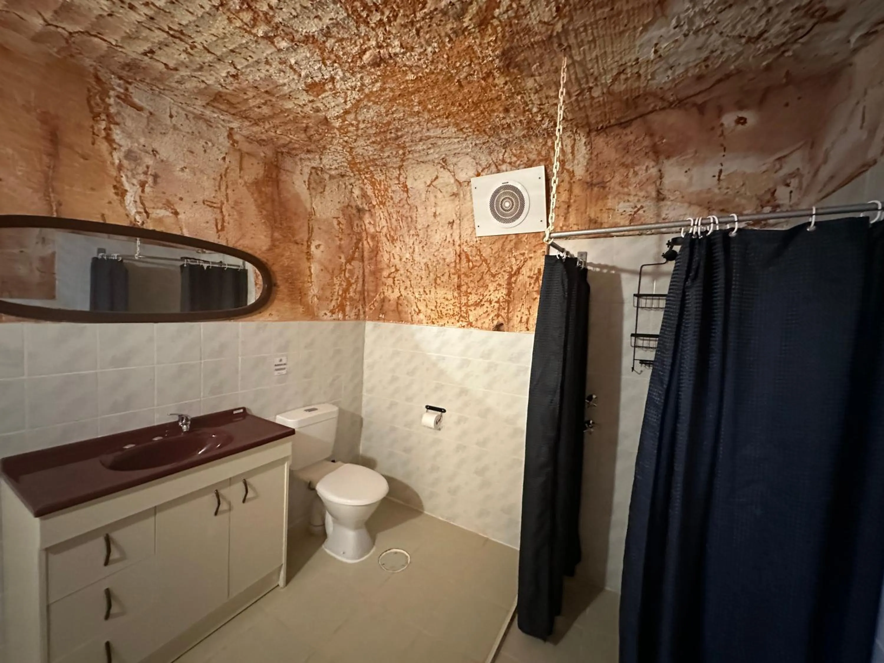Bathroom in Coober Pedy Experience Motel