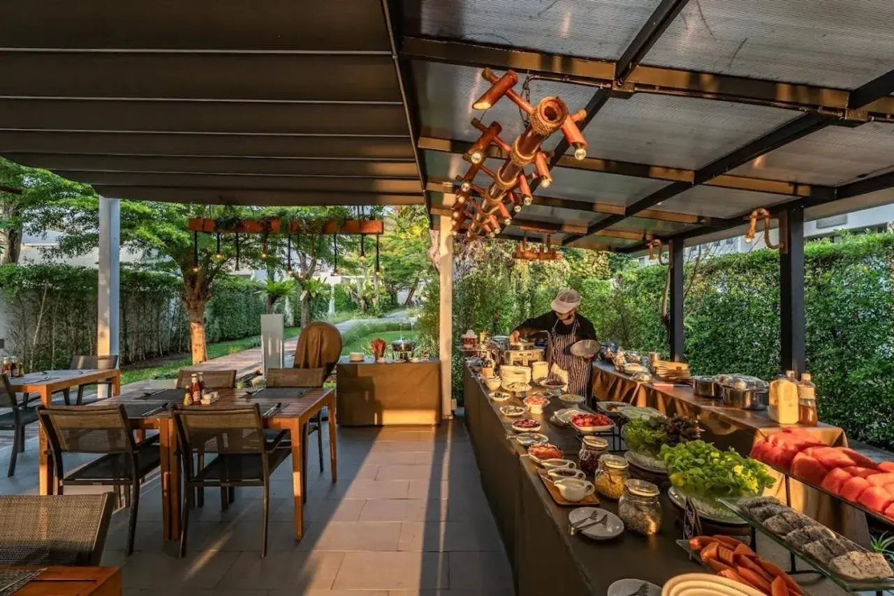 Buffet breakfast in De Chaochom Hua Hin Buffet breakfast in De Chaochom Hua Hin