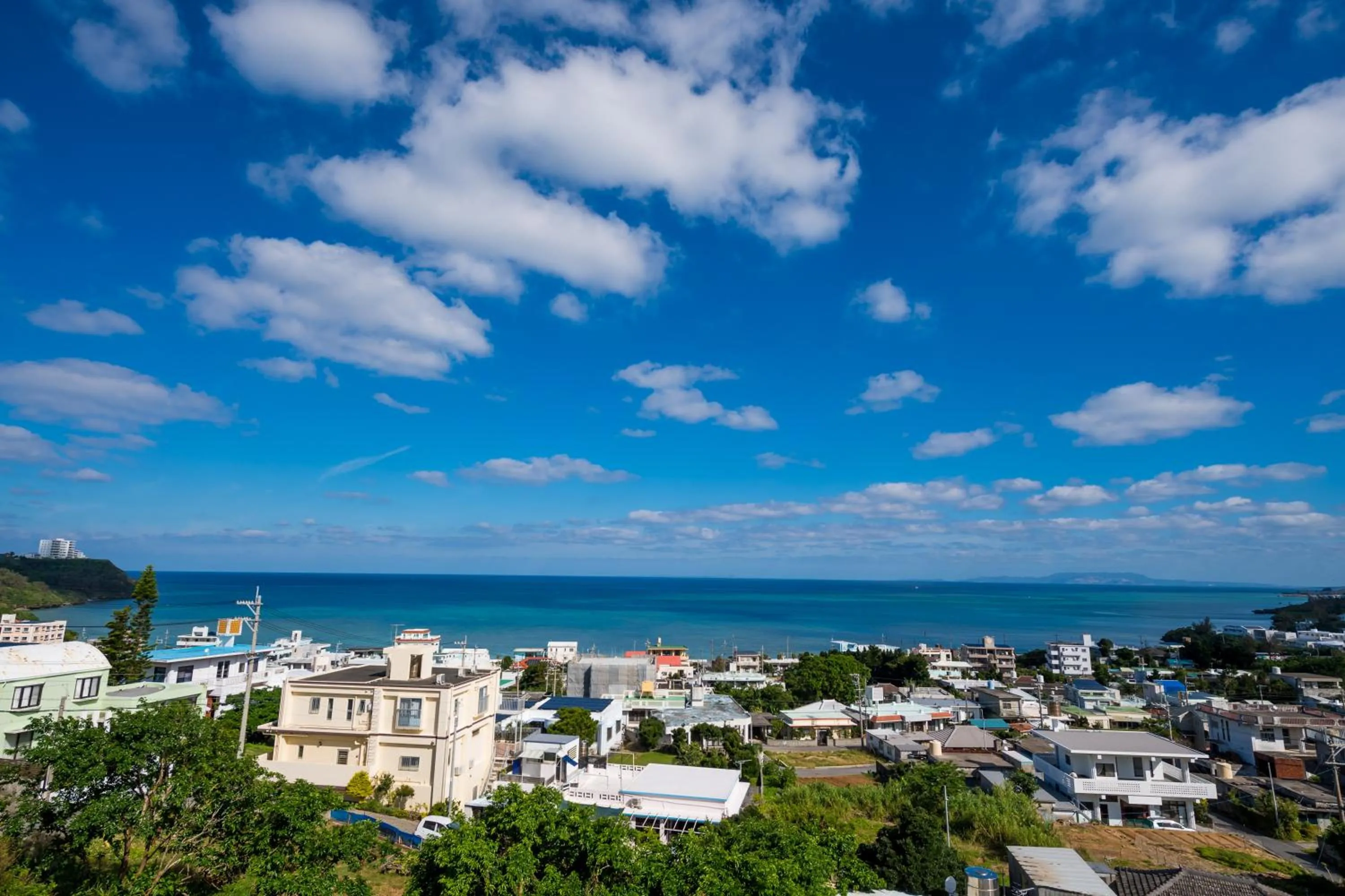 Sea view in E-horizon Resort Condominium Yomitan