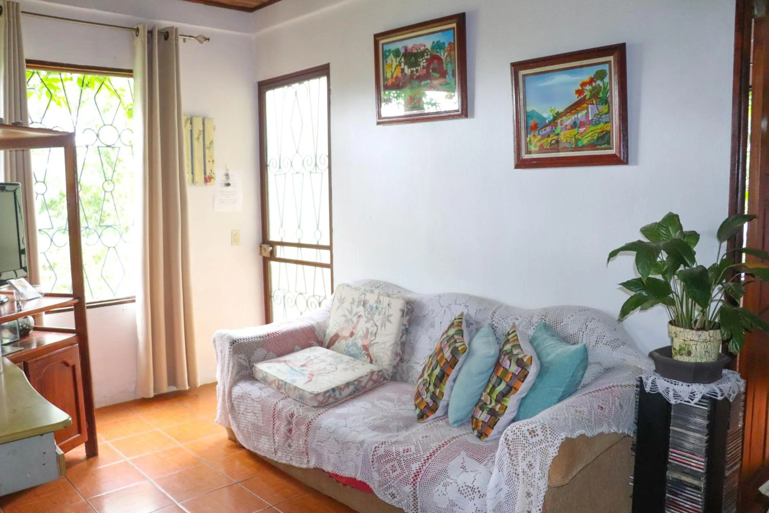 Living room in Casa Copalchi
