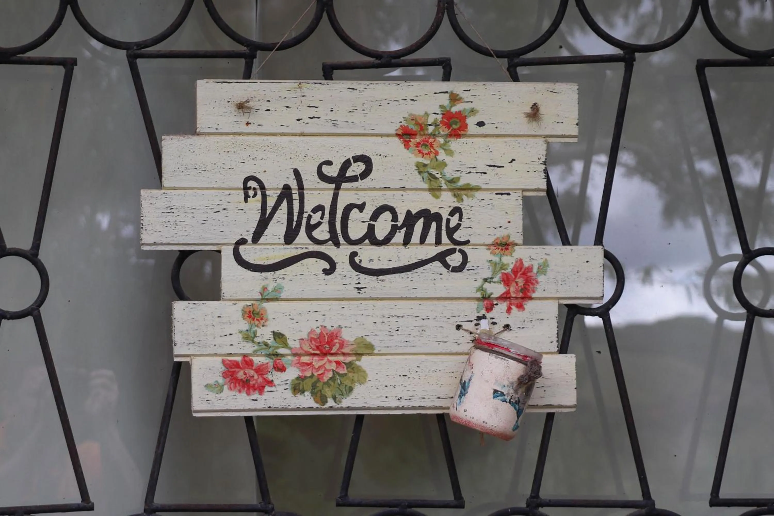 Text overlay in Casa Copalchi