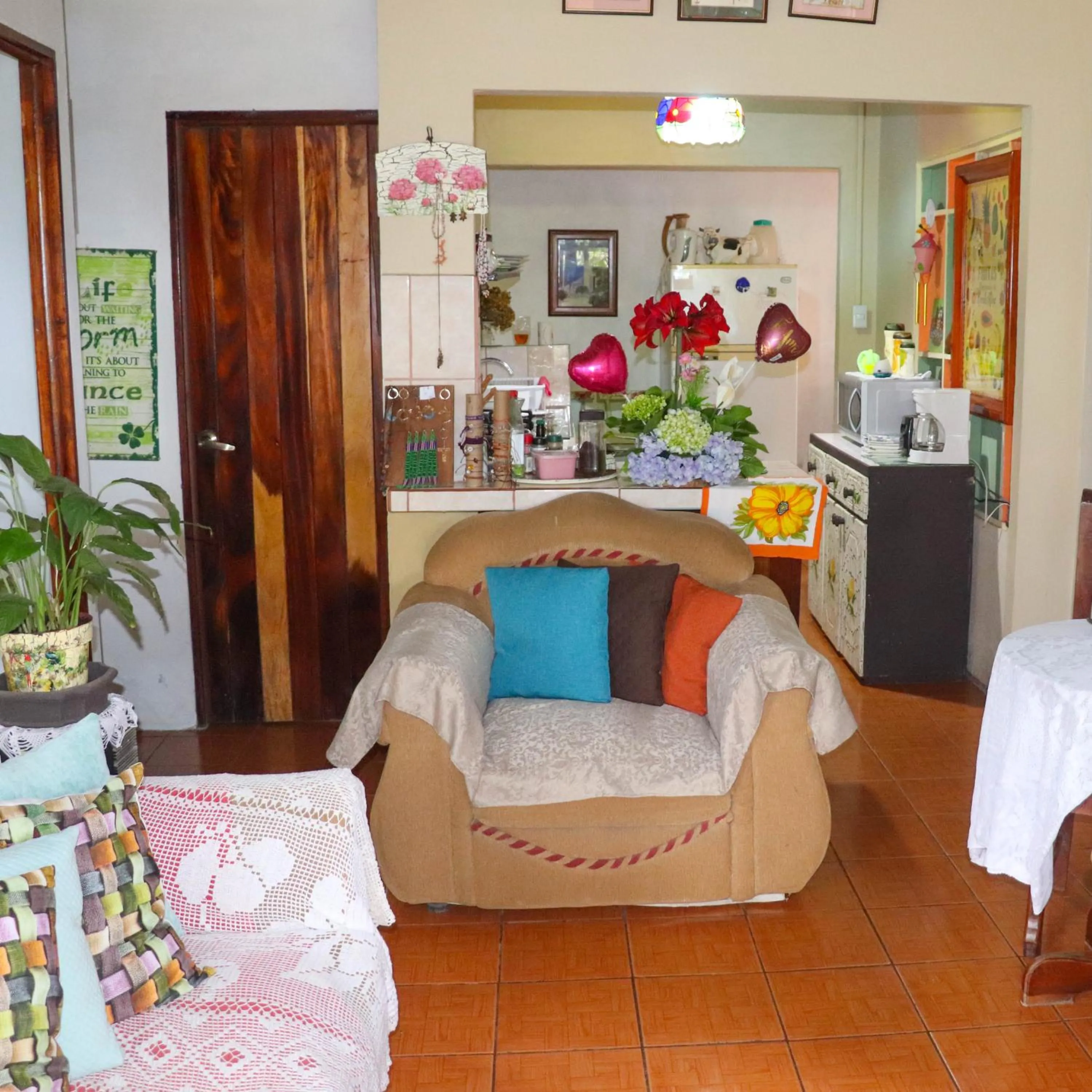 Living room in Casa Copalchi