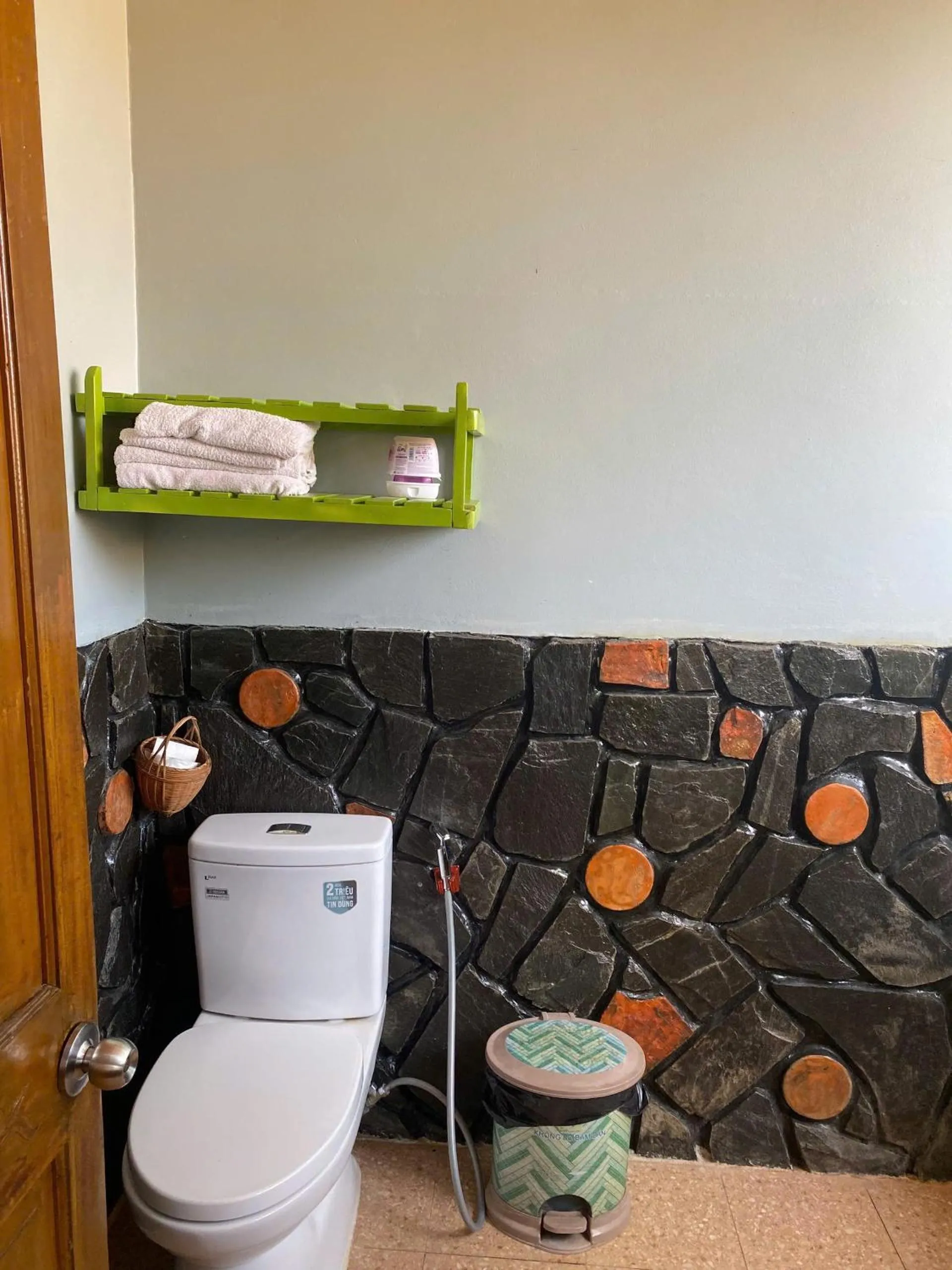 Bathroom in mekong riverside homestay