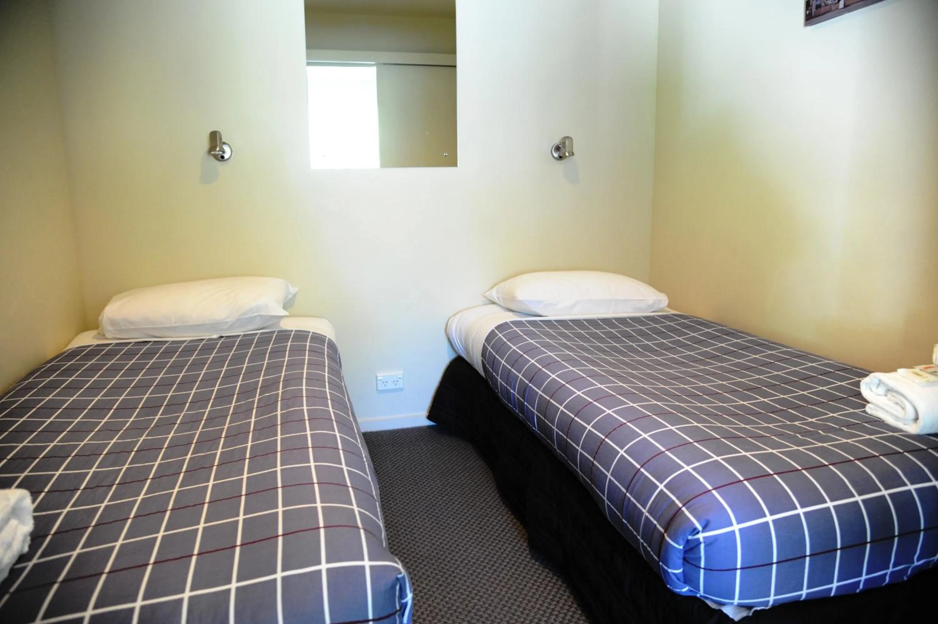 Bed in Blenheim Bridges Holiday Park