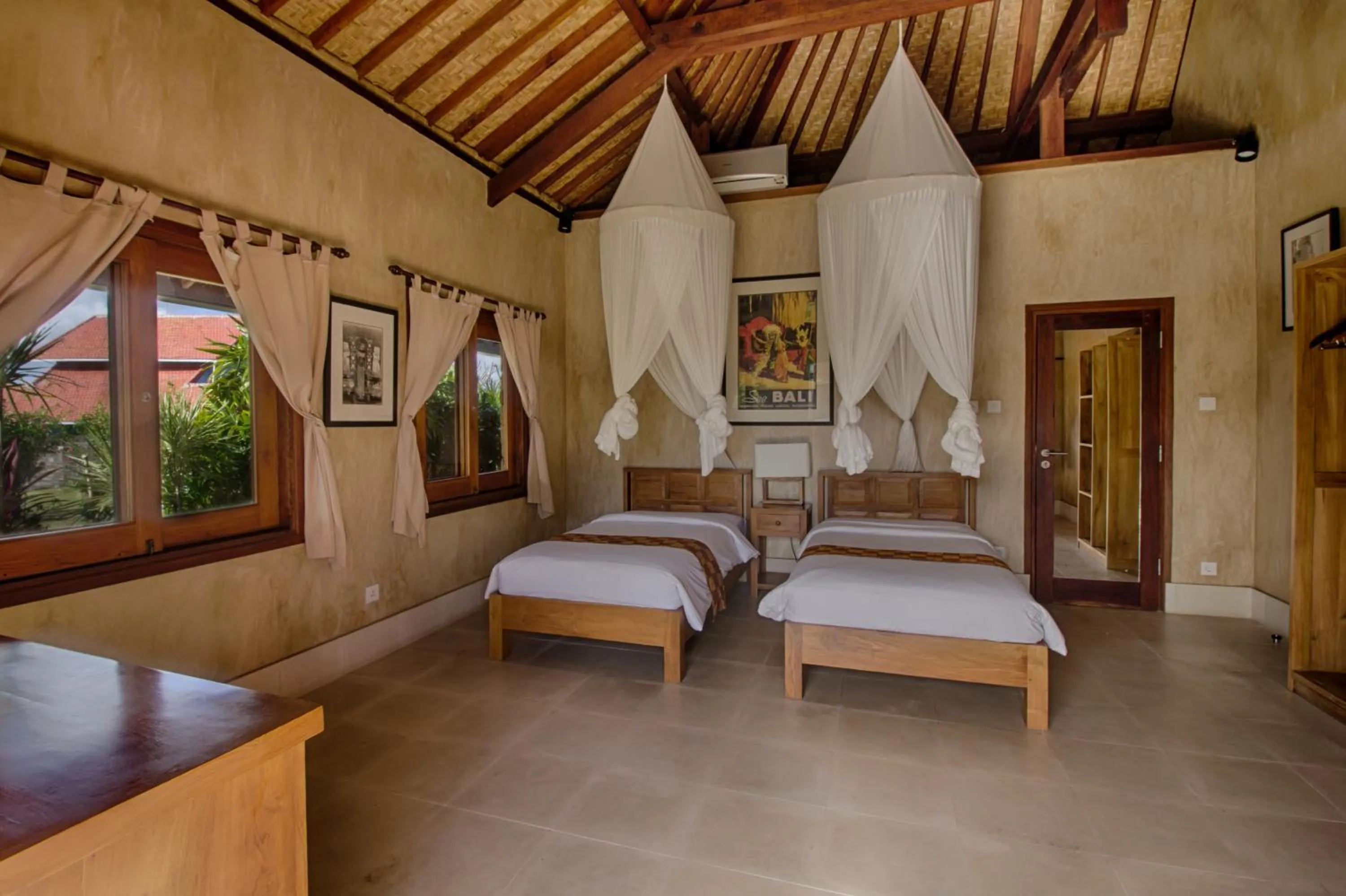 Bed in Three Monkeys Villas