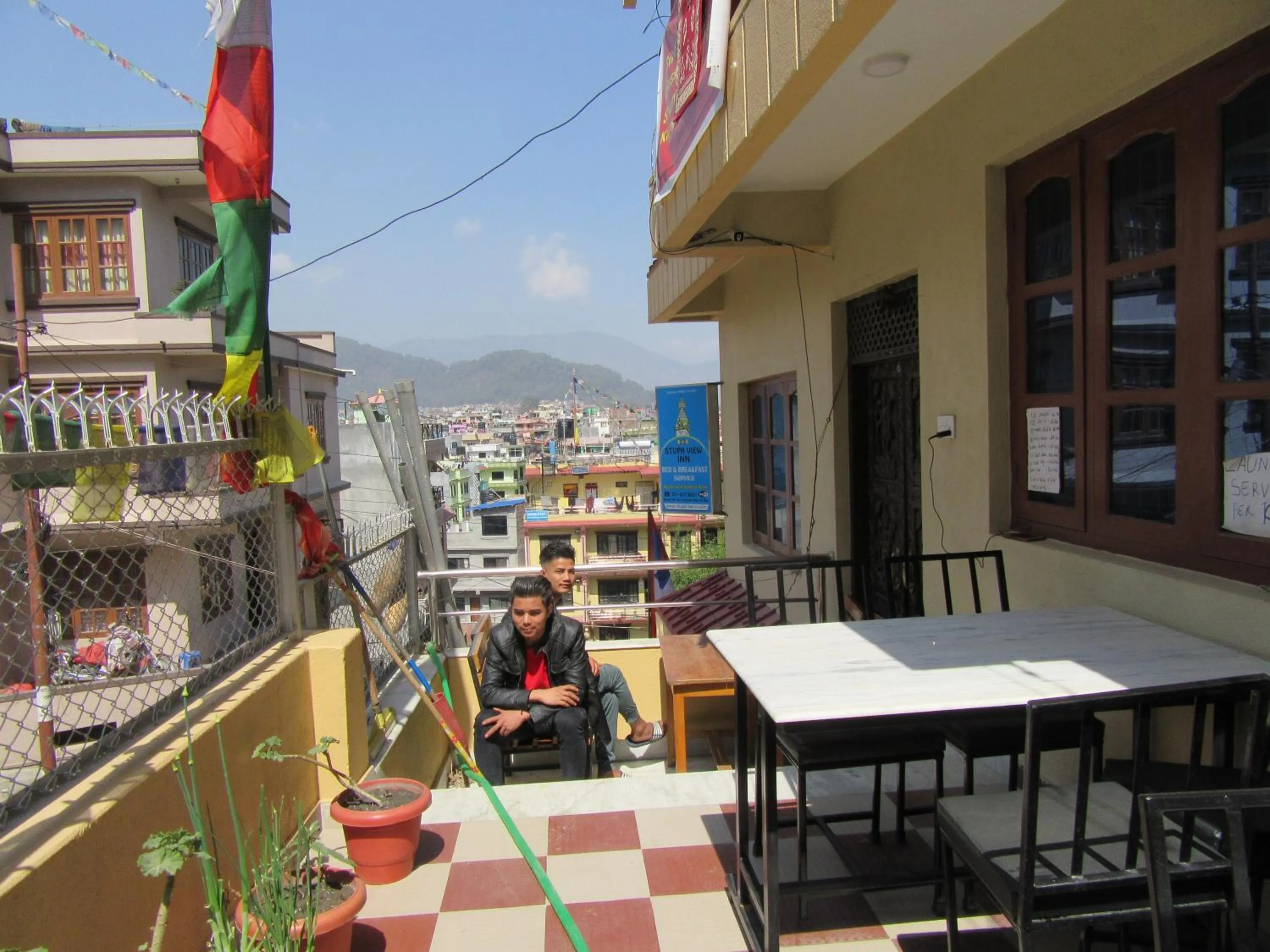 Restaurant/places to eat in STUPA VIEW INN