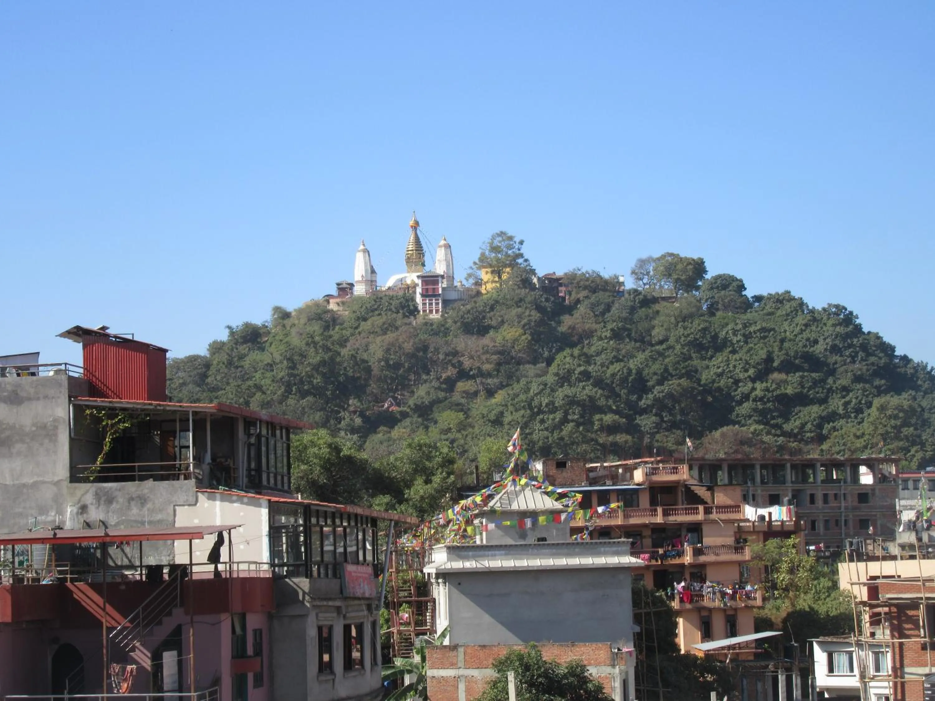Balcony/Terrace in STUPA VIEW INN