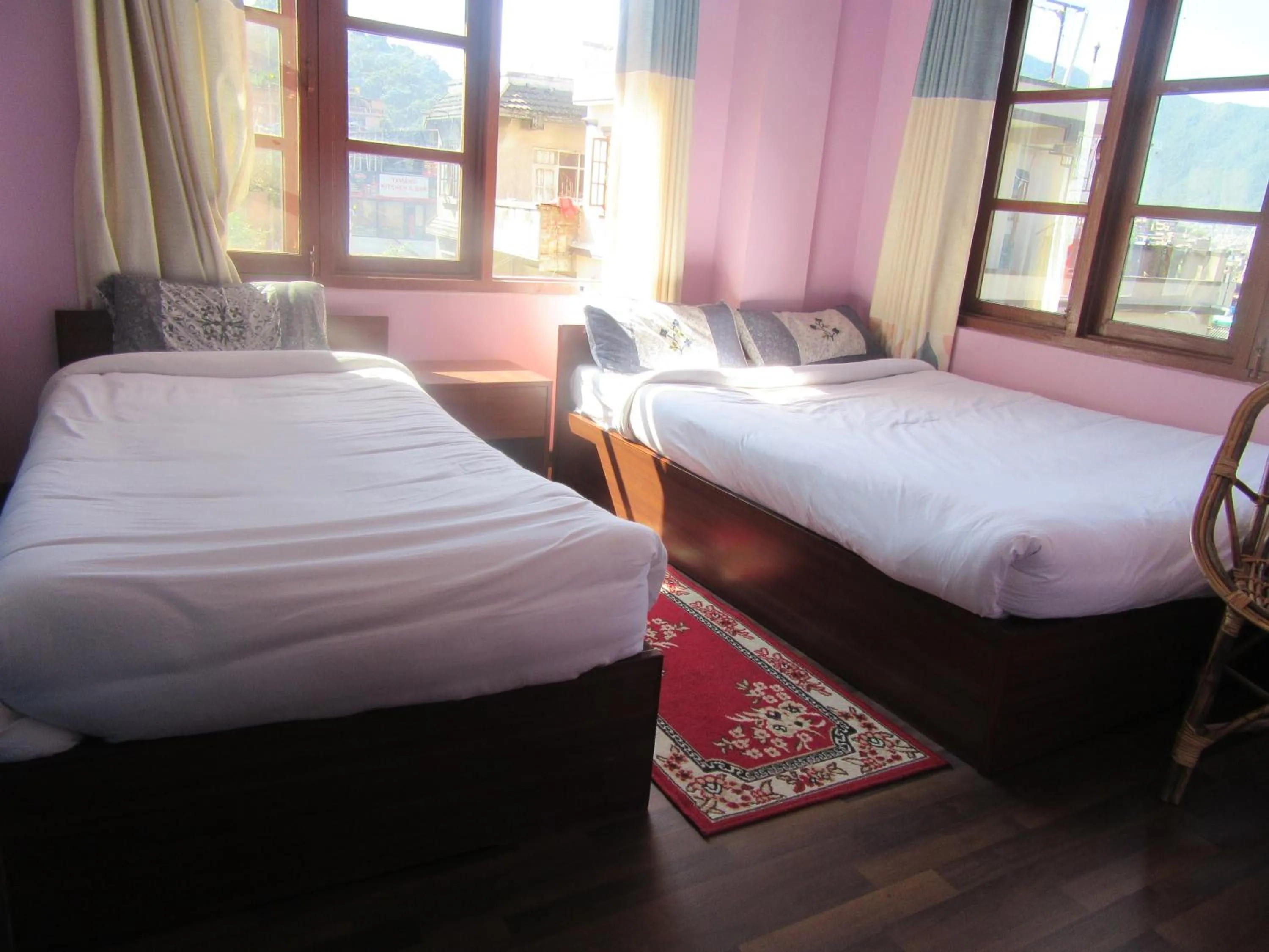 Bed in STUPA VIEW INN