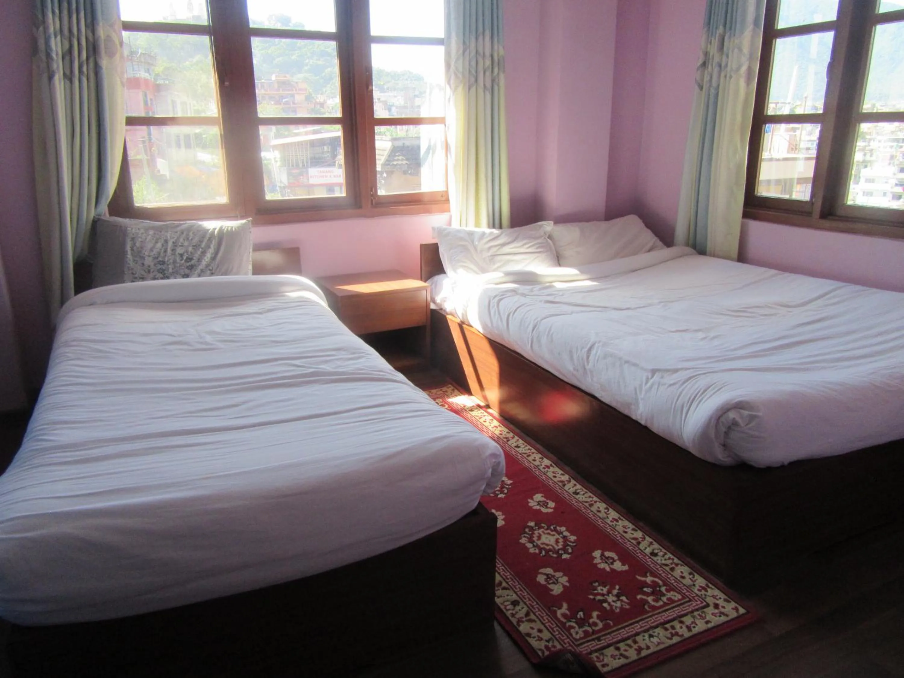room service, Bed in STUPA VIEW INN