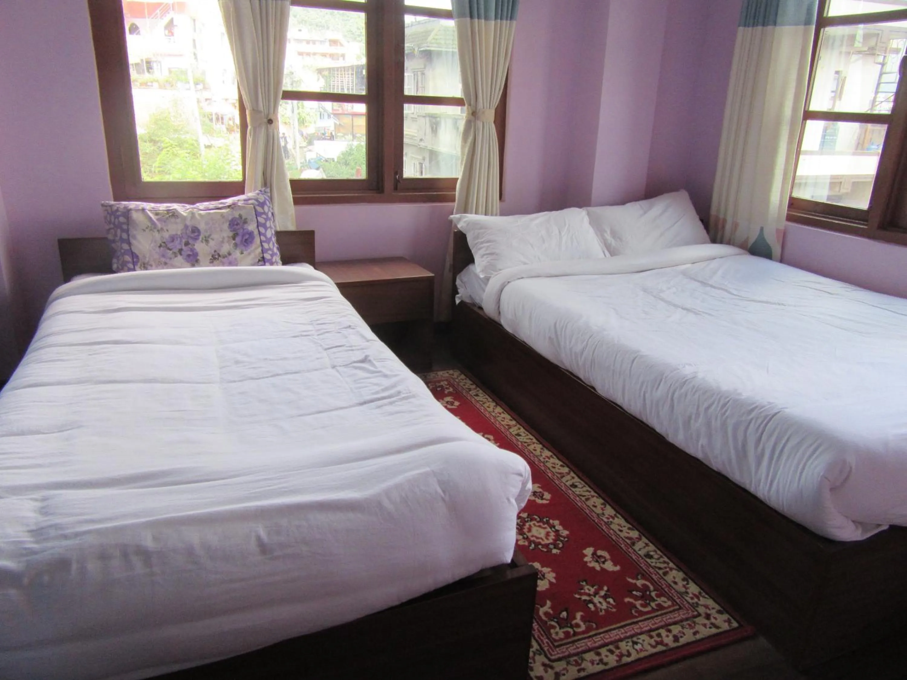 Bed in STUPA VIEW INN