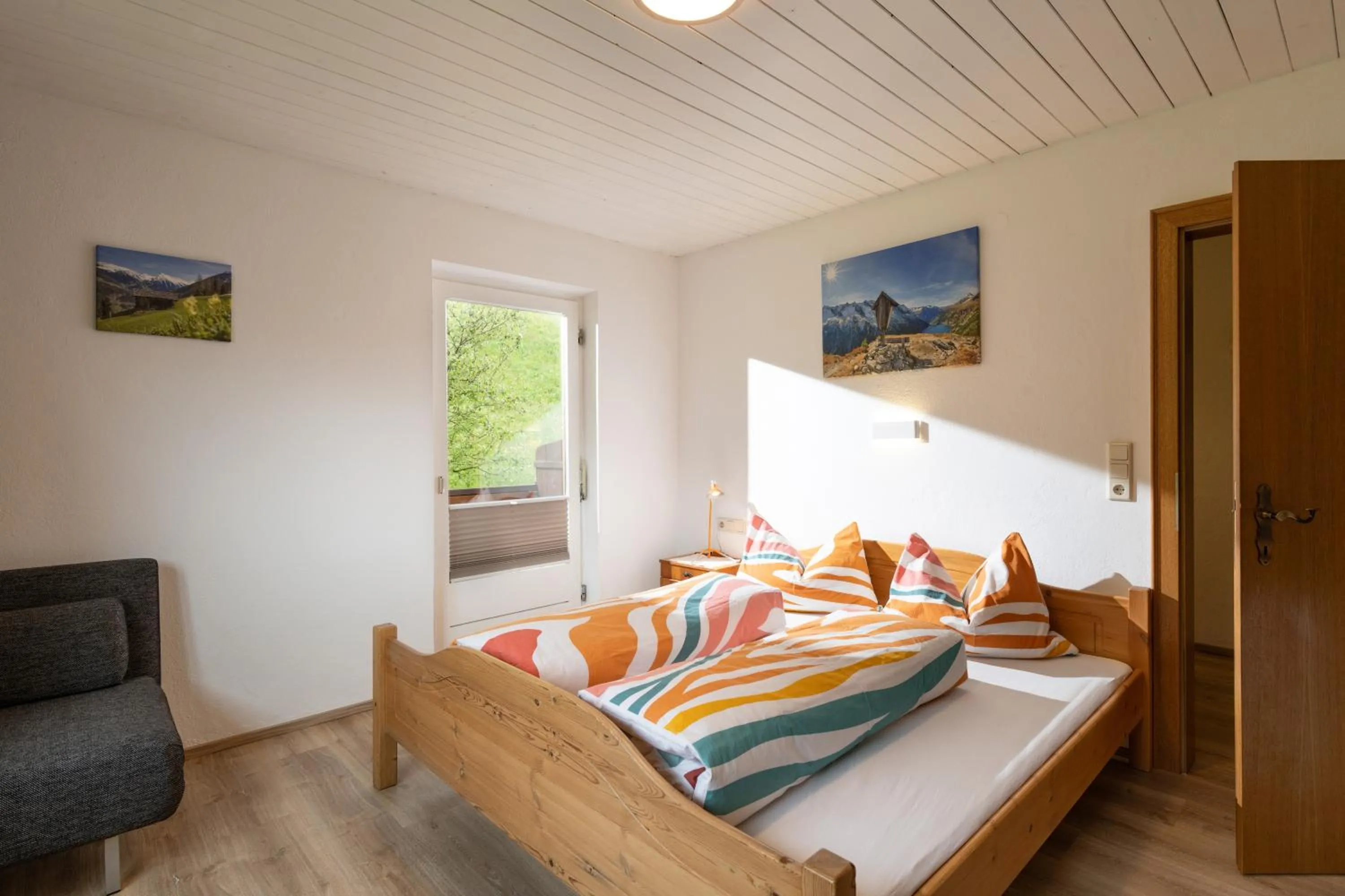 Bedroom, Bed in Ferienhaus Am Steindl "Steindlhof"