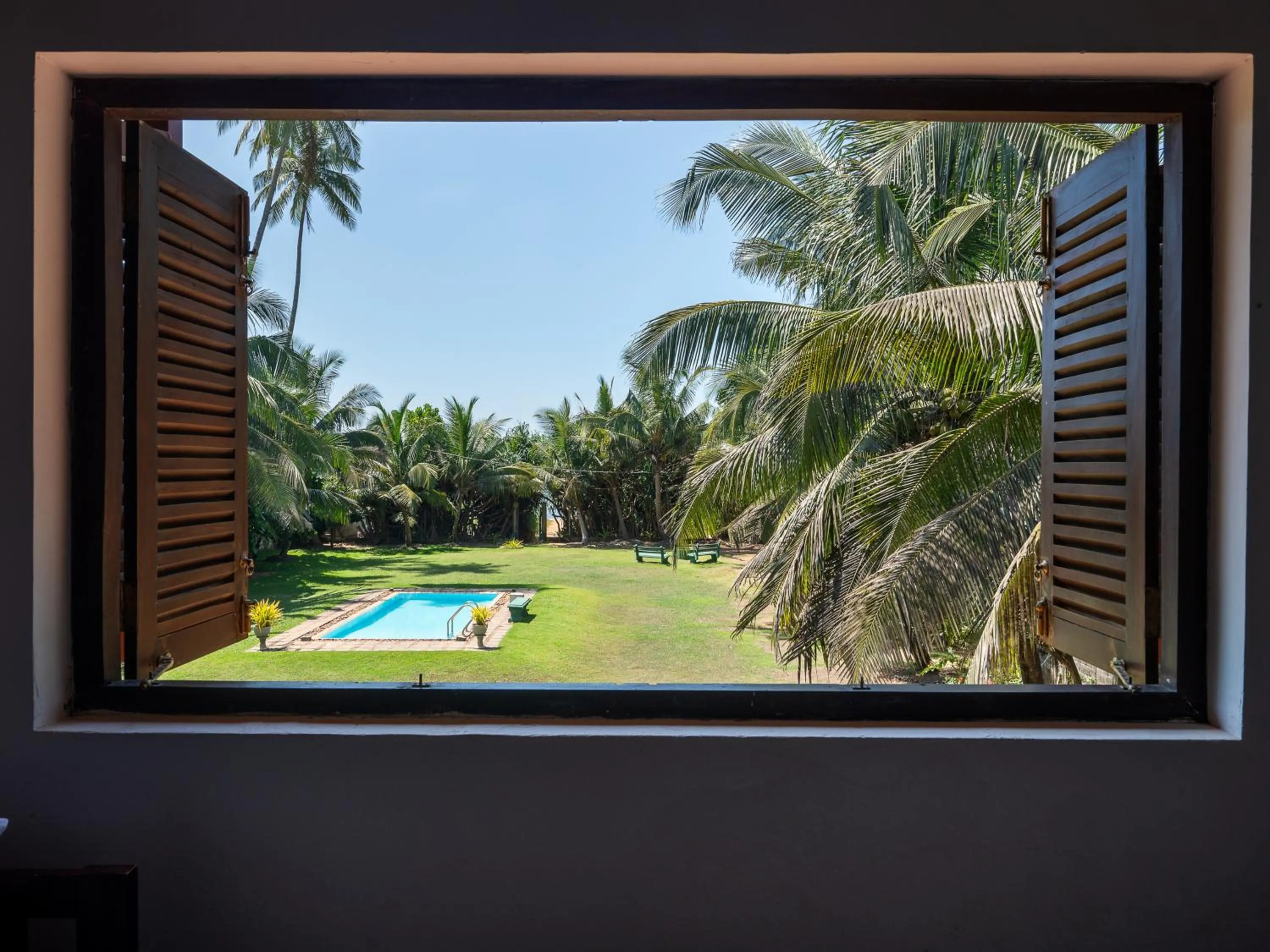 Garden view in Villa Sunbird Negombo