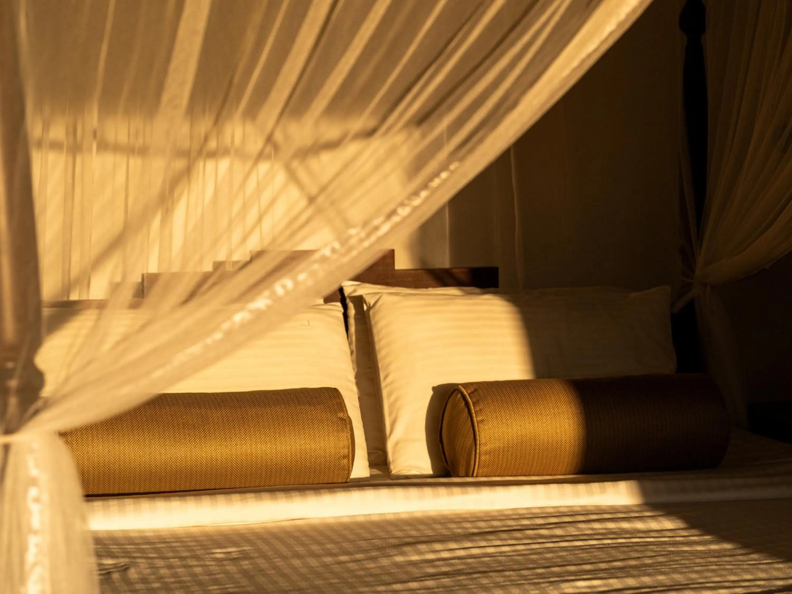 Bed in Villa Sunbird Negombo